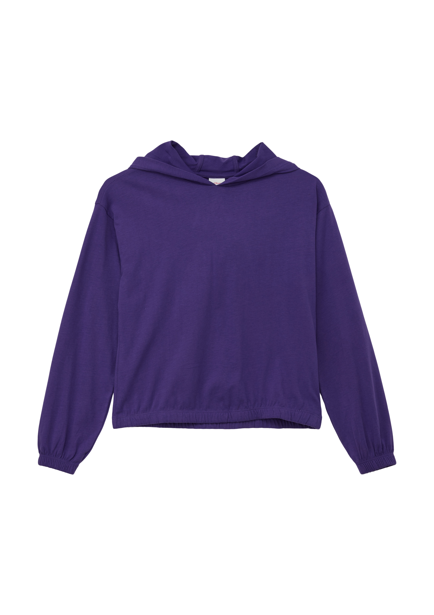 s.Oliver - Longsleeve mit Kapuze, Mädchen, lila