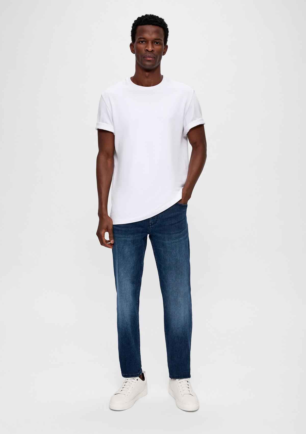 Nelio Jeans / Slim Fit / Mid Rise / Slim Leg / Garment Wash - dark