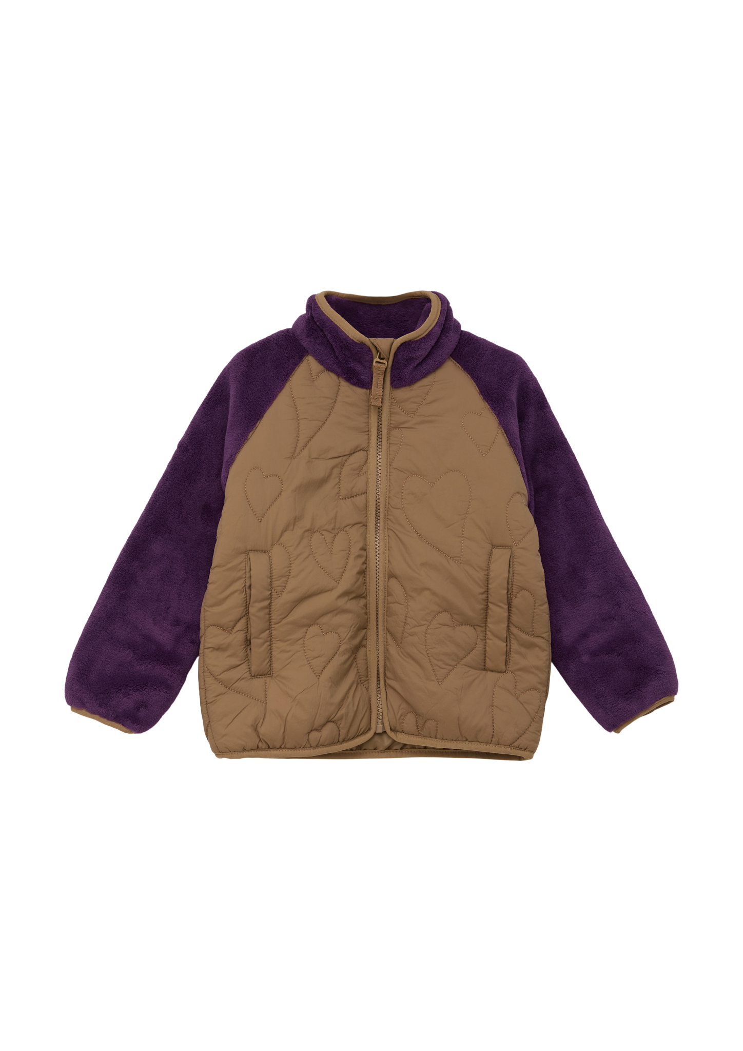 s.Oliver - Blousonjacke im Fabricmix, Kinder, lila