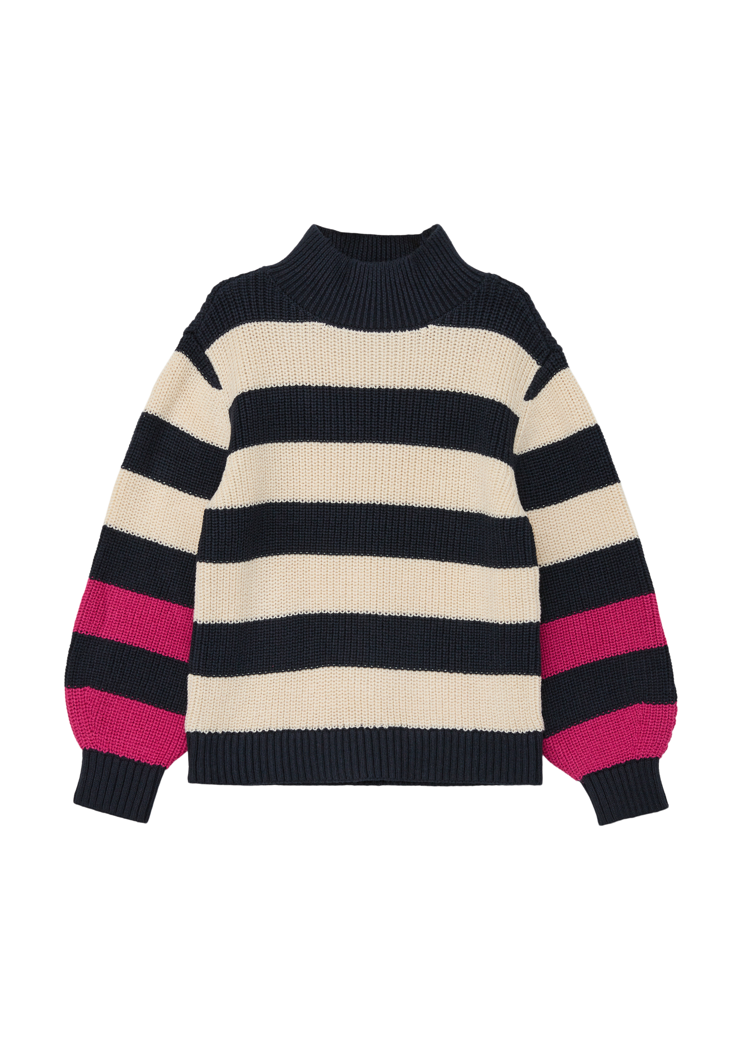 s.Oliver - Strickpulli in Colour-Blocking-Optik, Kinder, blau|mehrfarbig