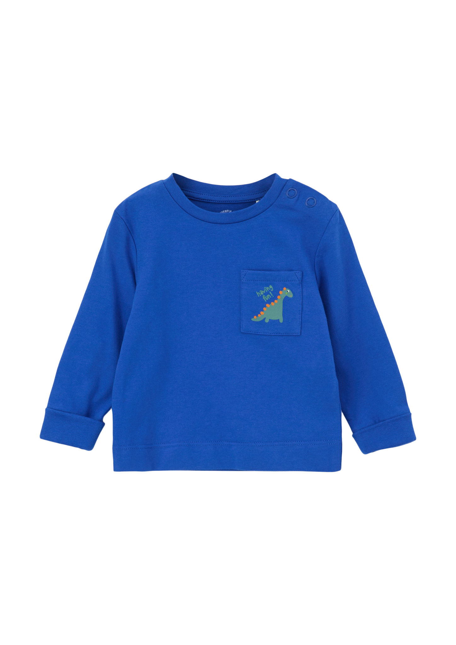 s.Oliver - Longsleeve mit Brusttasche, Babys, blau