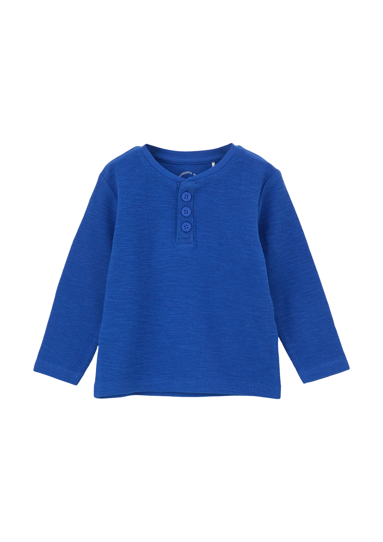 s.Oliver - Longsleeve mit Henleyausschnitt, Babys, blau