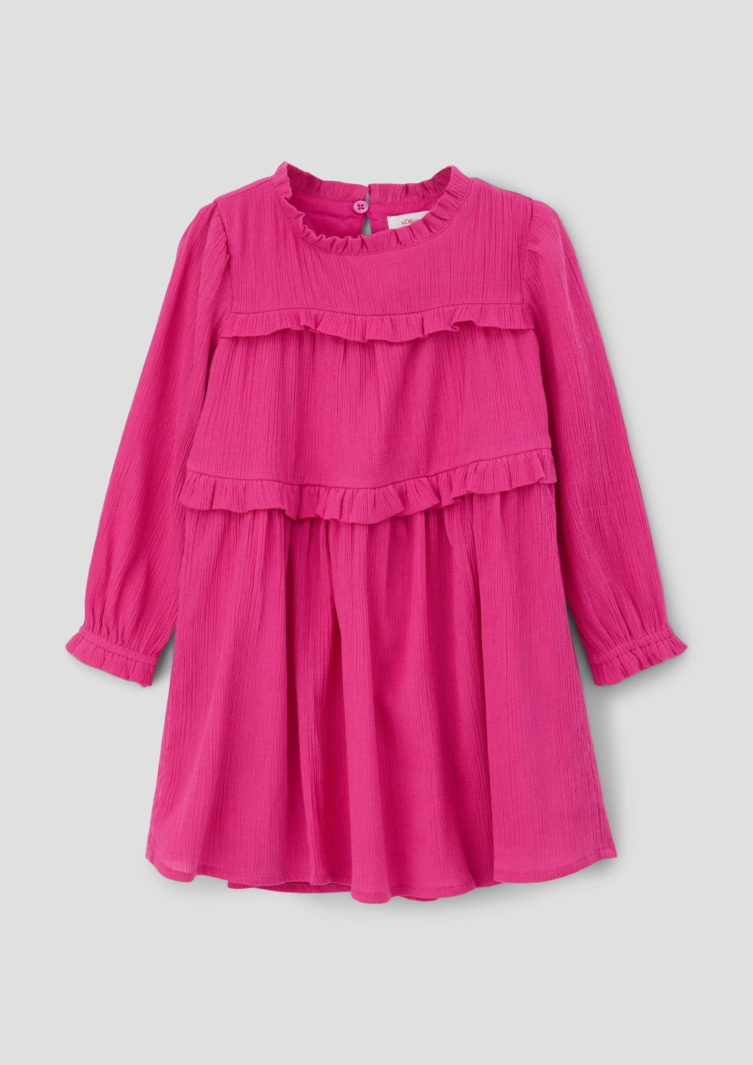 volantkleid-mit-crinkle-struktur-pink-s-oliver