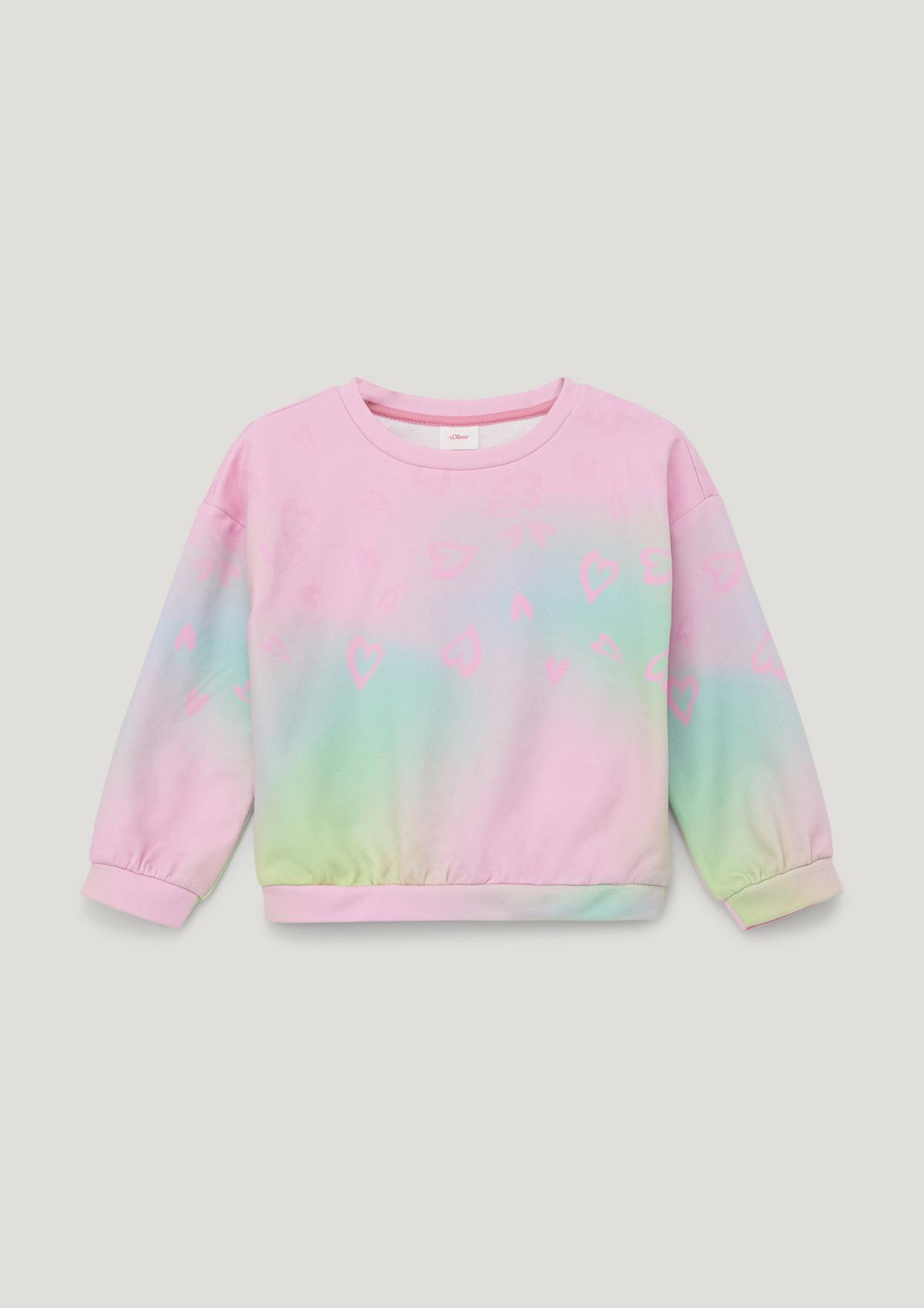 s.Oliver Sweatshirt with an all-over print