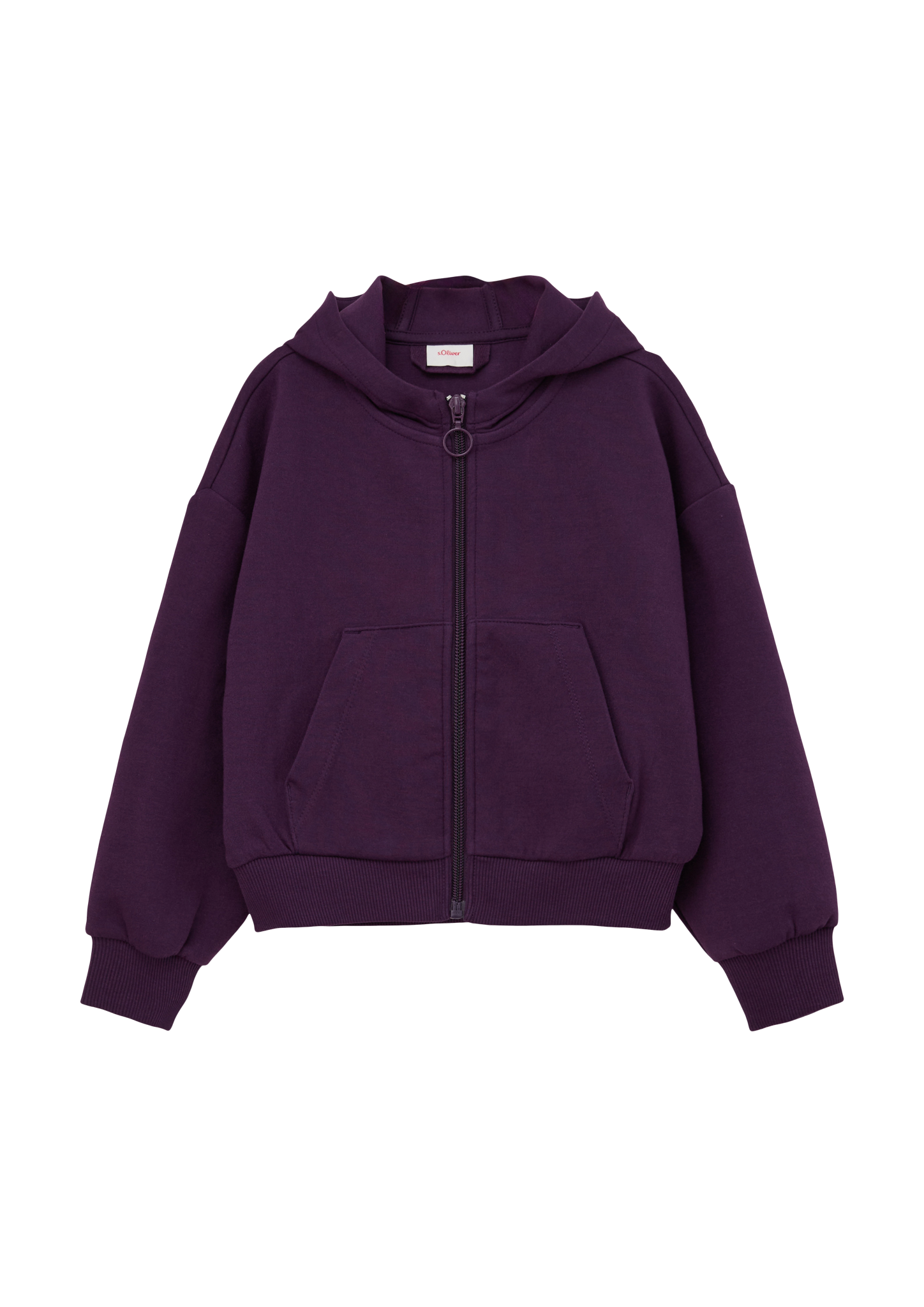 s.Oliver - Kapuzensweatshirt im Loose Fit, Kinder, lila