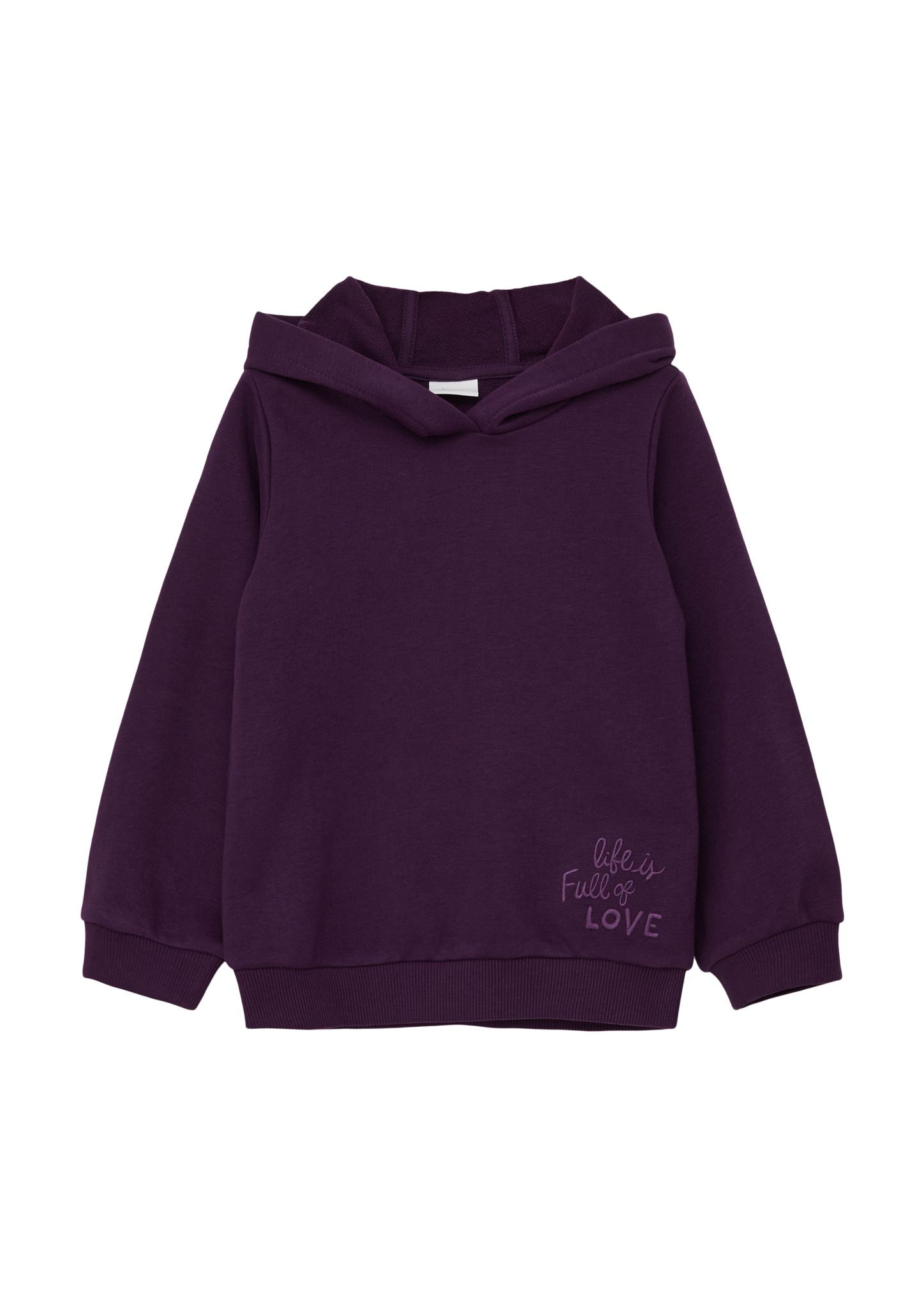 s.Oliver - Sweatshirt mit kleiner Stickerei, Kinder, lila