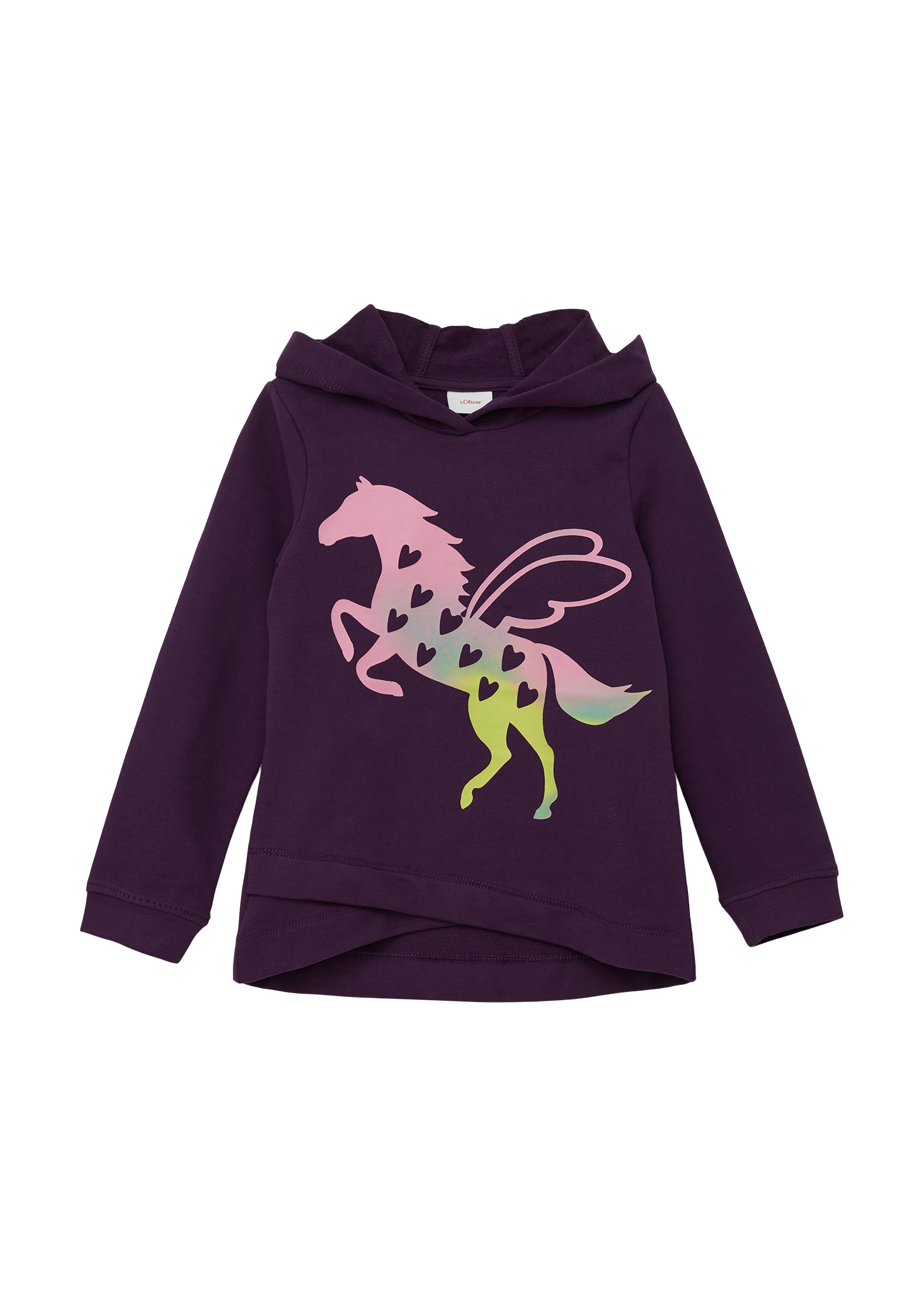 s.Oliver - Sweatshirt mit Layering-Detail, Kinder, lila