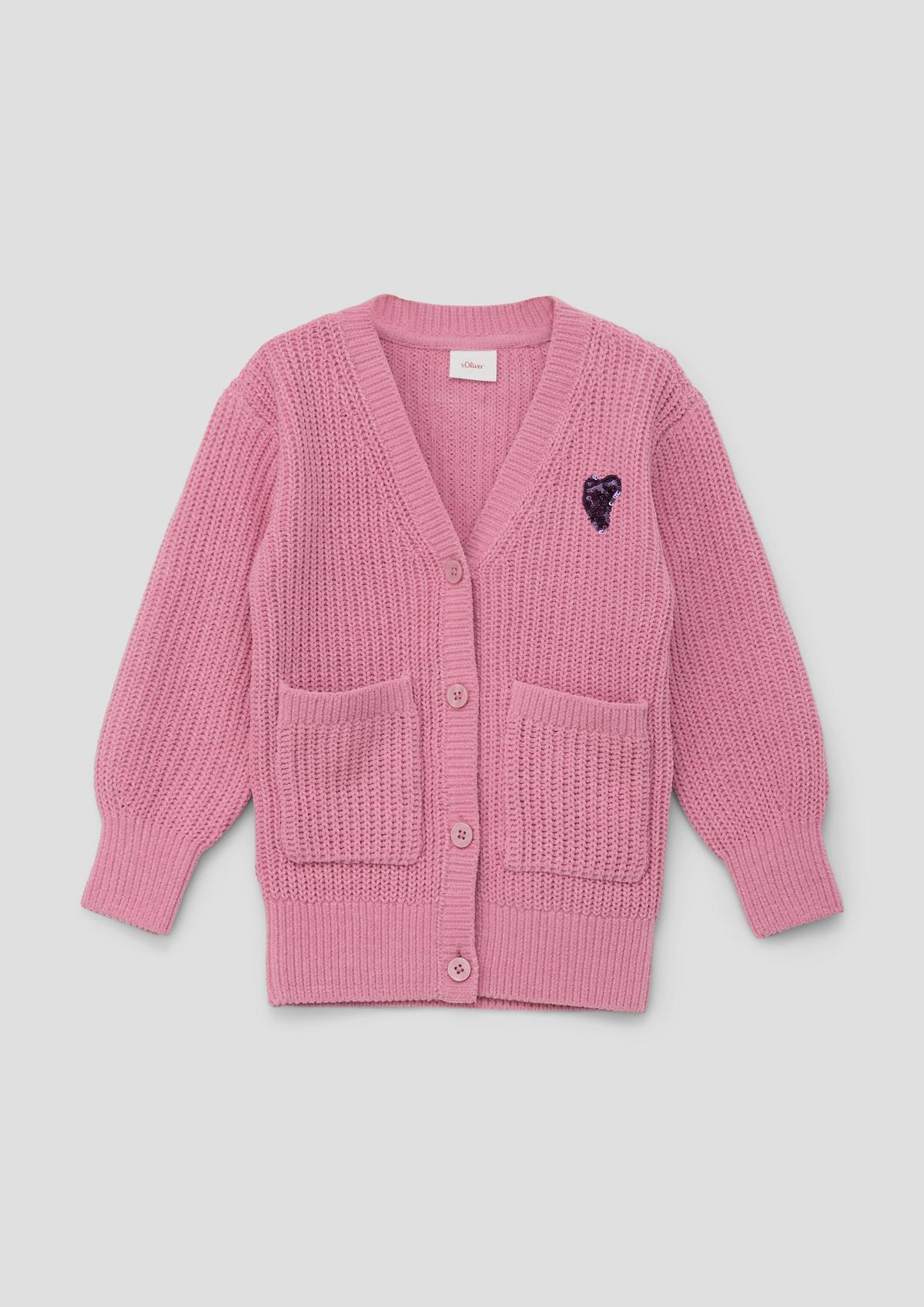 s.Oliver Cardigan with embroidered detail