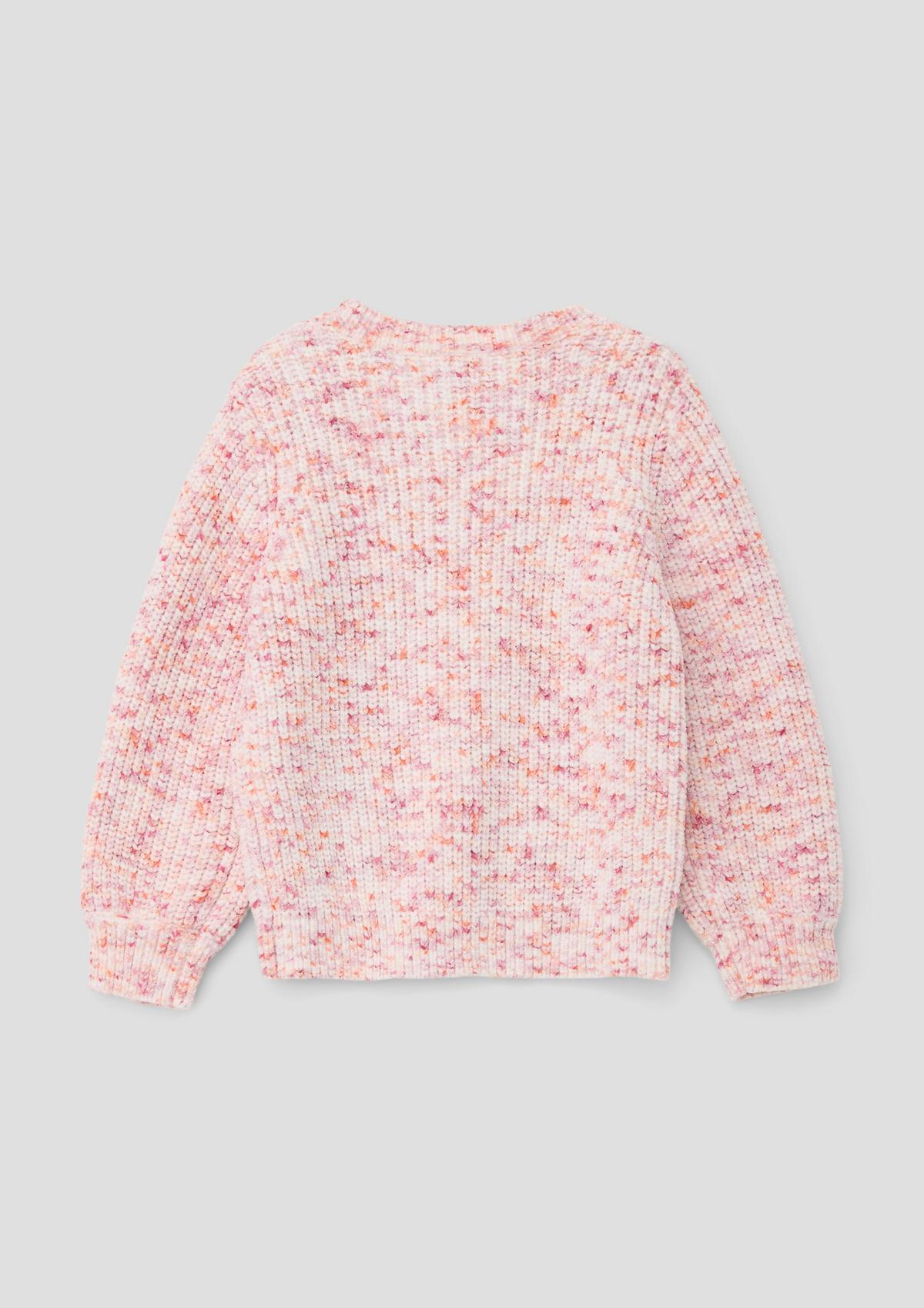 s.Oliver Meliran pleten pulover z rebrasto teksturo
