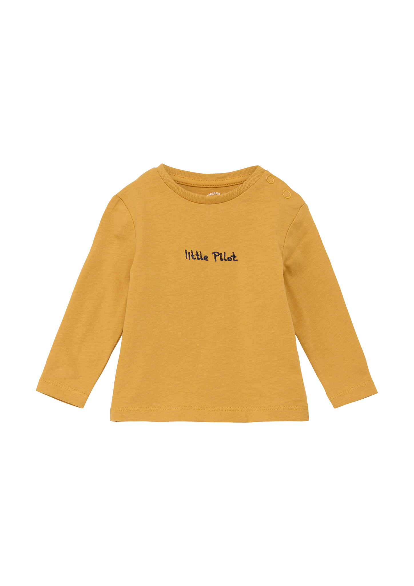 s.Oliver - Longsleeve mit Stickerei, Babys, gelb