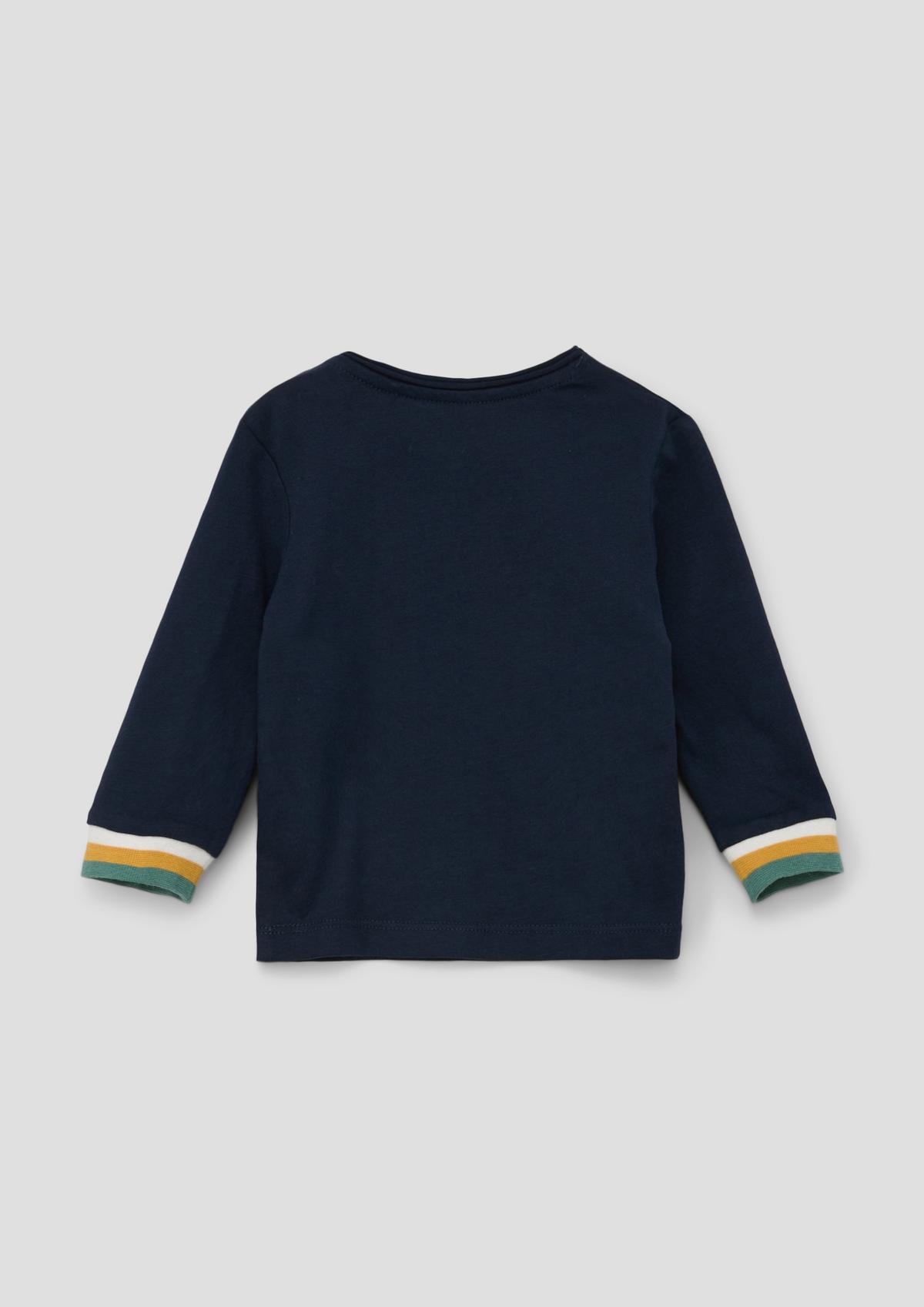 s.Oliver Long sleeve top with colour blocking