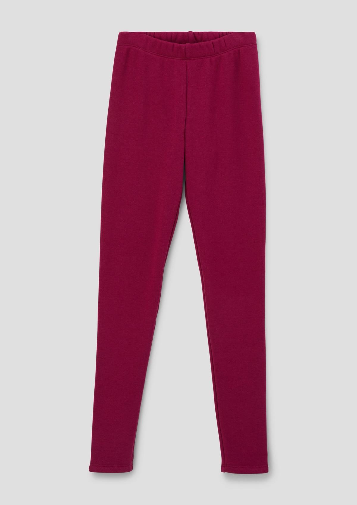 Leggings with thermo fleece lining - pink