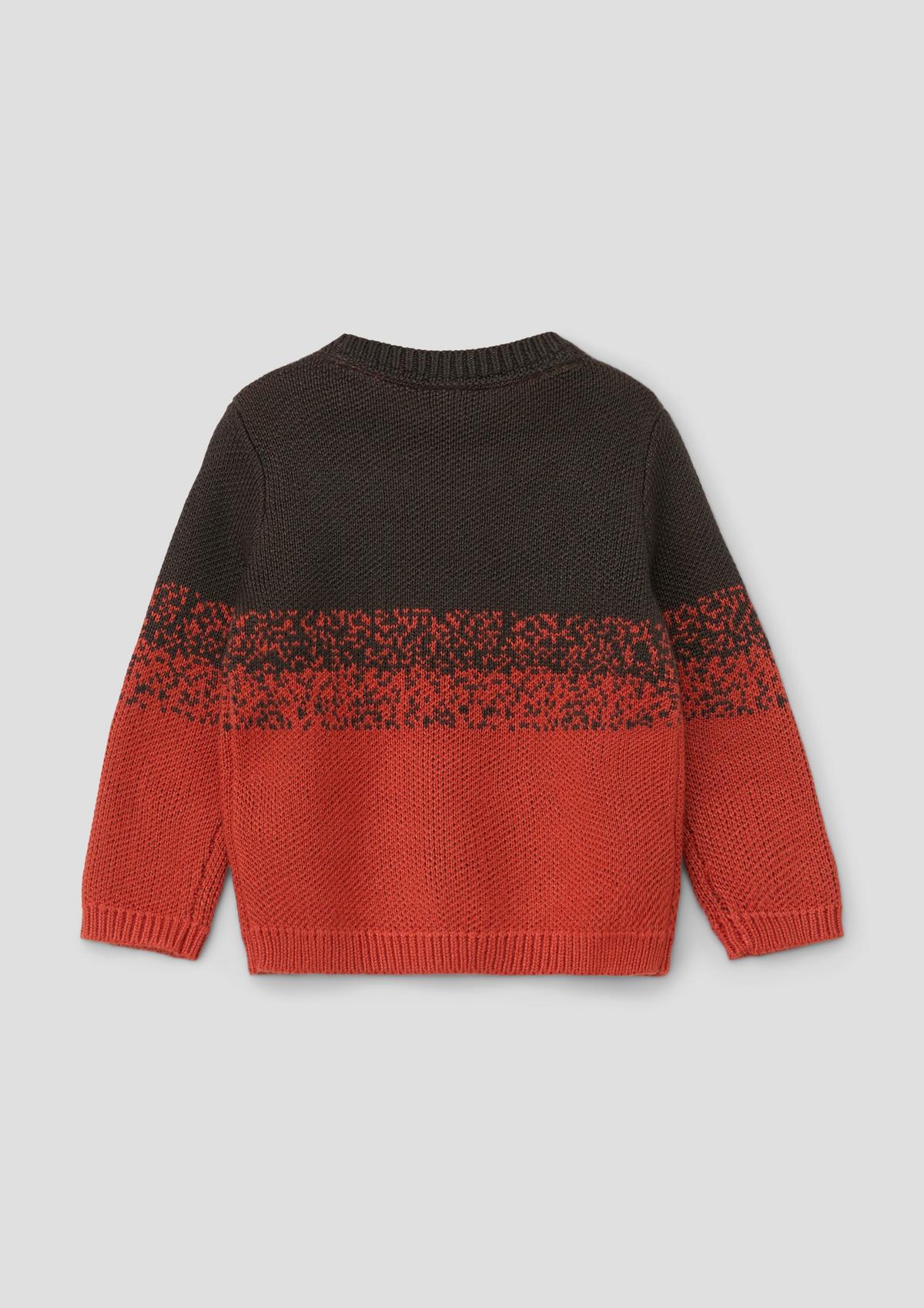 s.Oliver Pleteni pulover s prijelazom boja