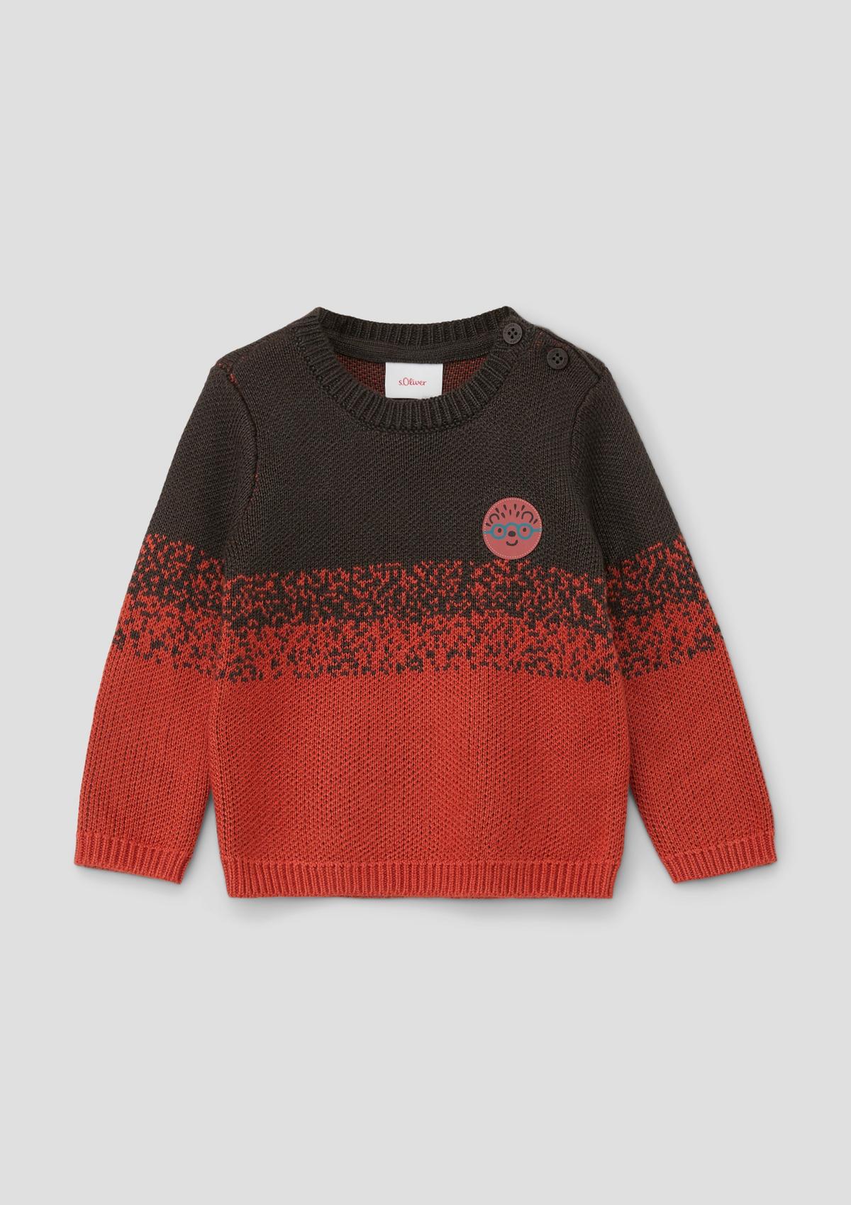 s.Oliver Pletený pulovr s přechodem barev