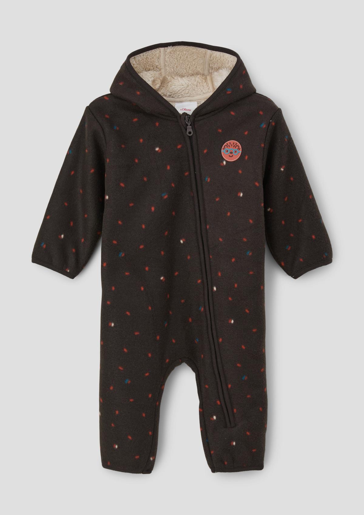 s.Oliver Fleece jumpsuit with a plush lining
