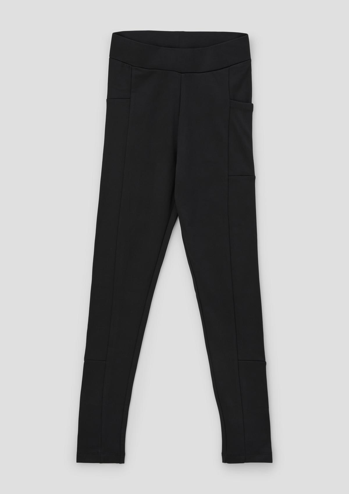 s.Oliver Slim fit: Interlock jersey trousers
