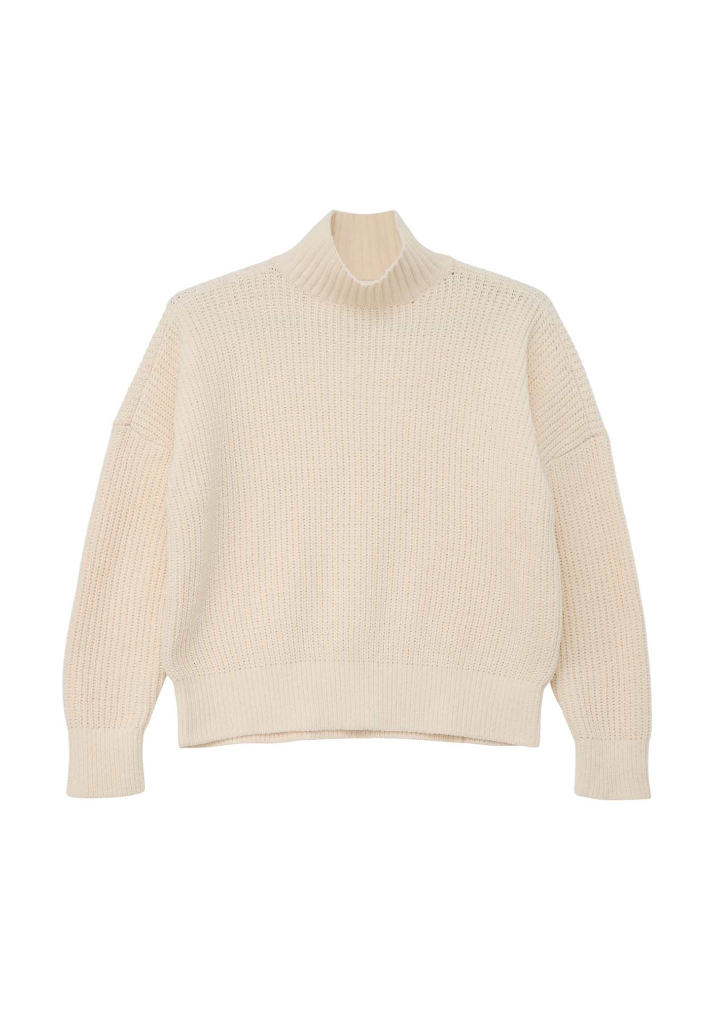 s.Oliver - Strickpullover aus Chenille-Garn, Mädchen, Beige