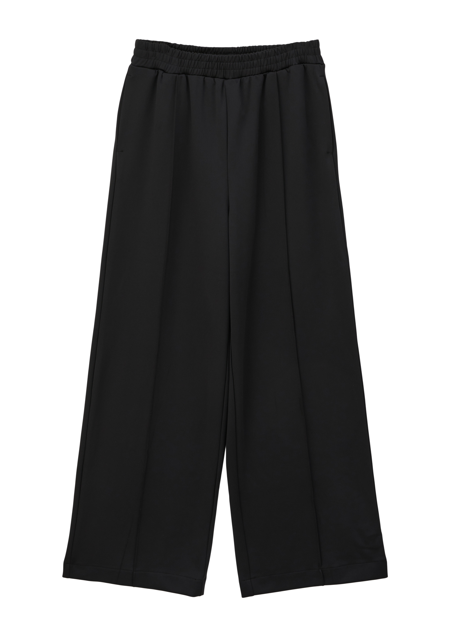 s.Oliver - Loose: Jersey-Hose mit Wide Leg, Mädchen, schwarz