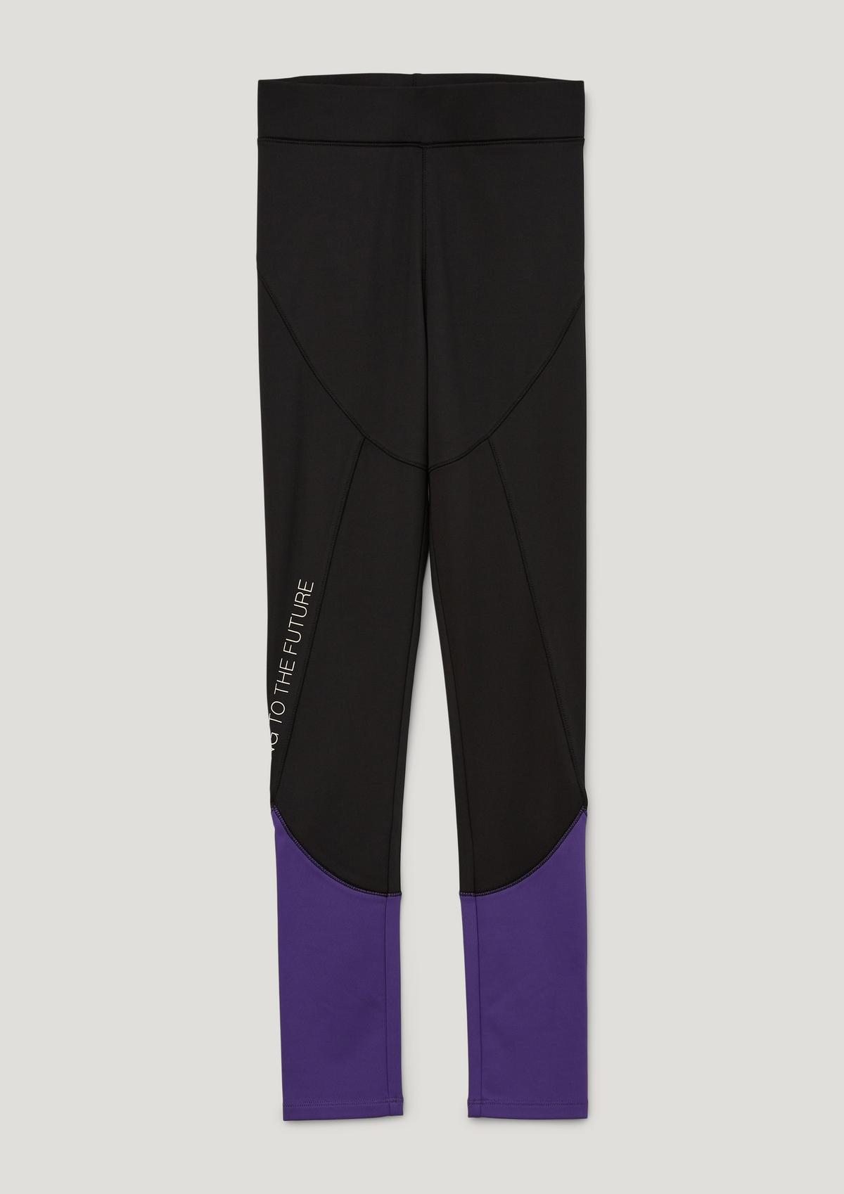 s.Oliver Slim fit: Leggings with printed lettering