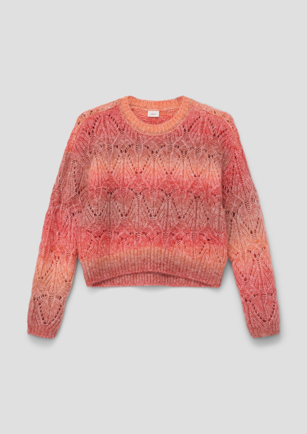 s.Oliver Knit jumper with an openwork pattern