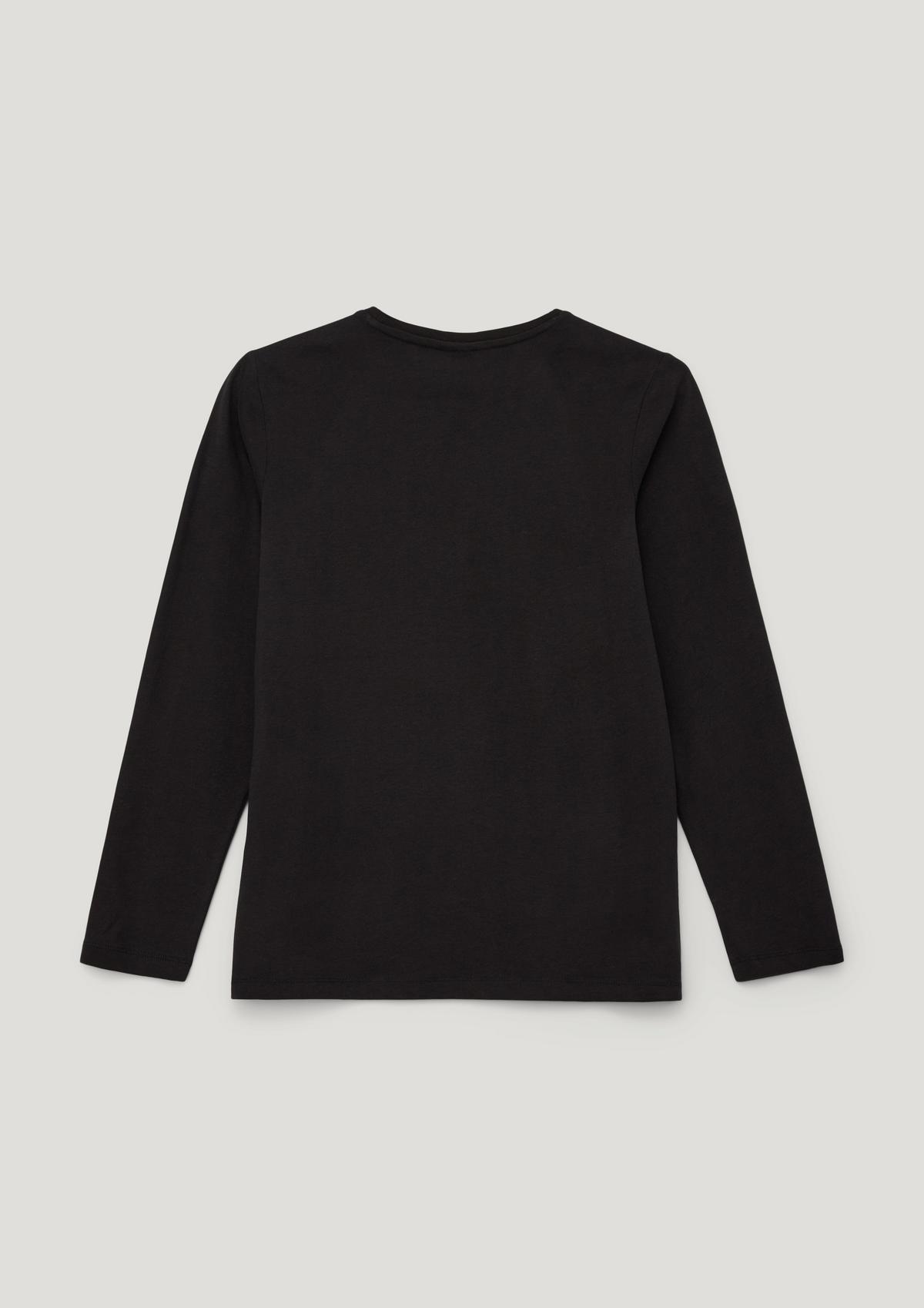 s.Oliver Long sleeve top with a rubberised print