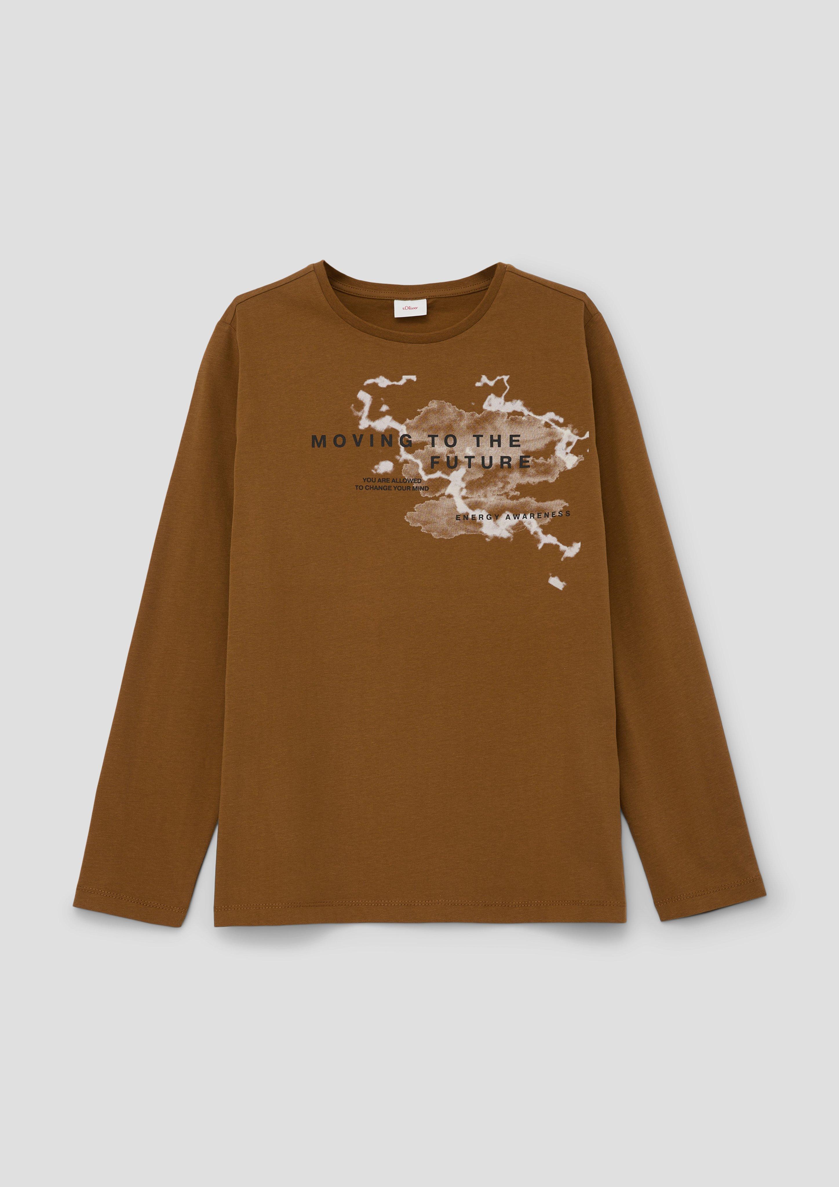 longsleeve-mit-frontprint-honiggelb-s-oliver