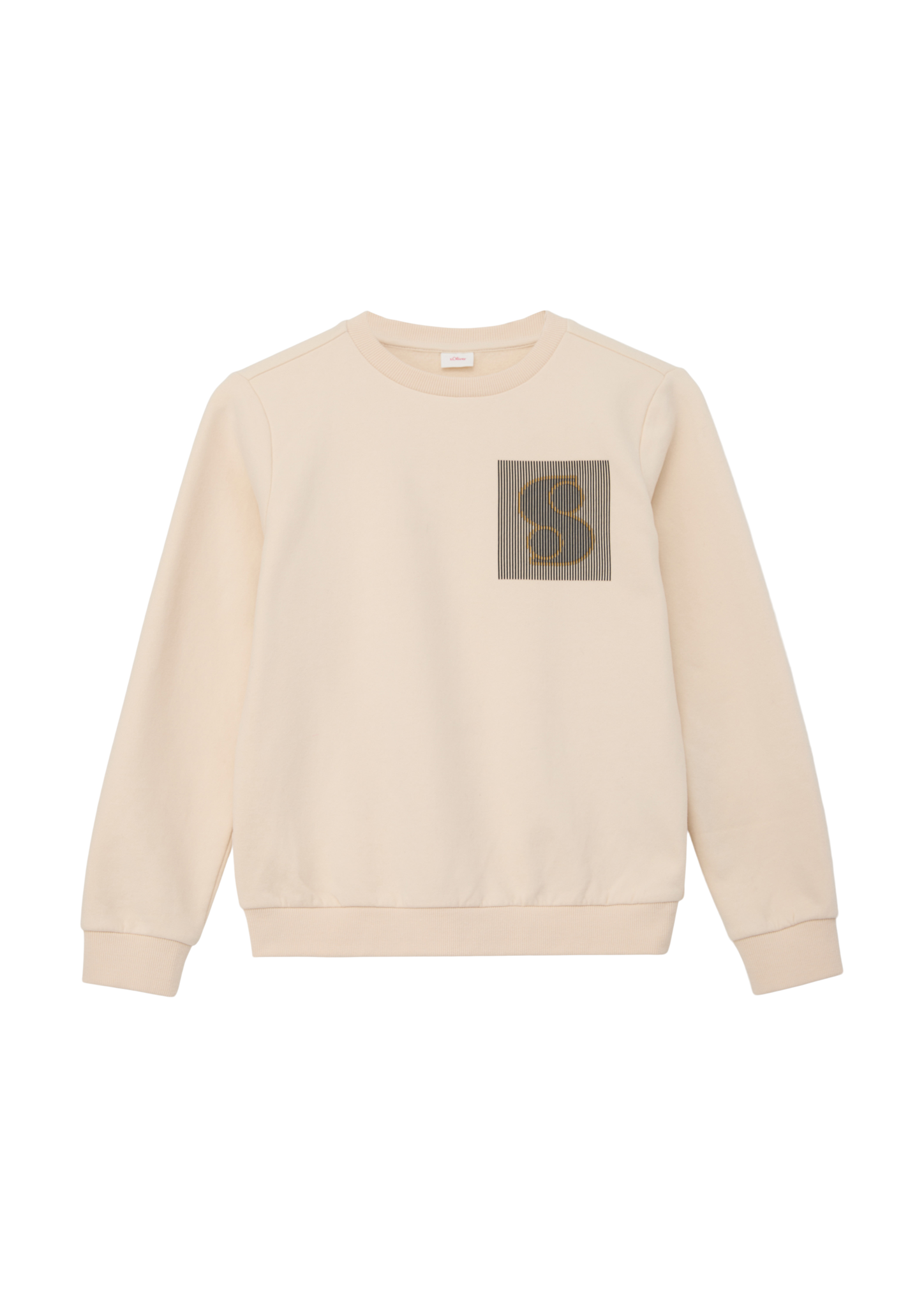 s.Oliver - Sweatpullover aus Baumwollmix, Jungen, Beige