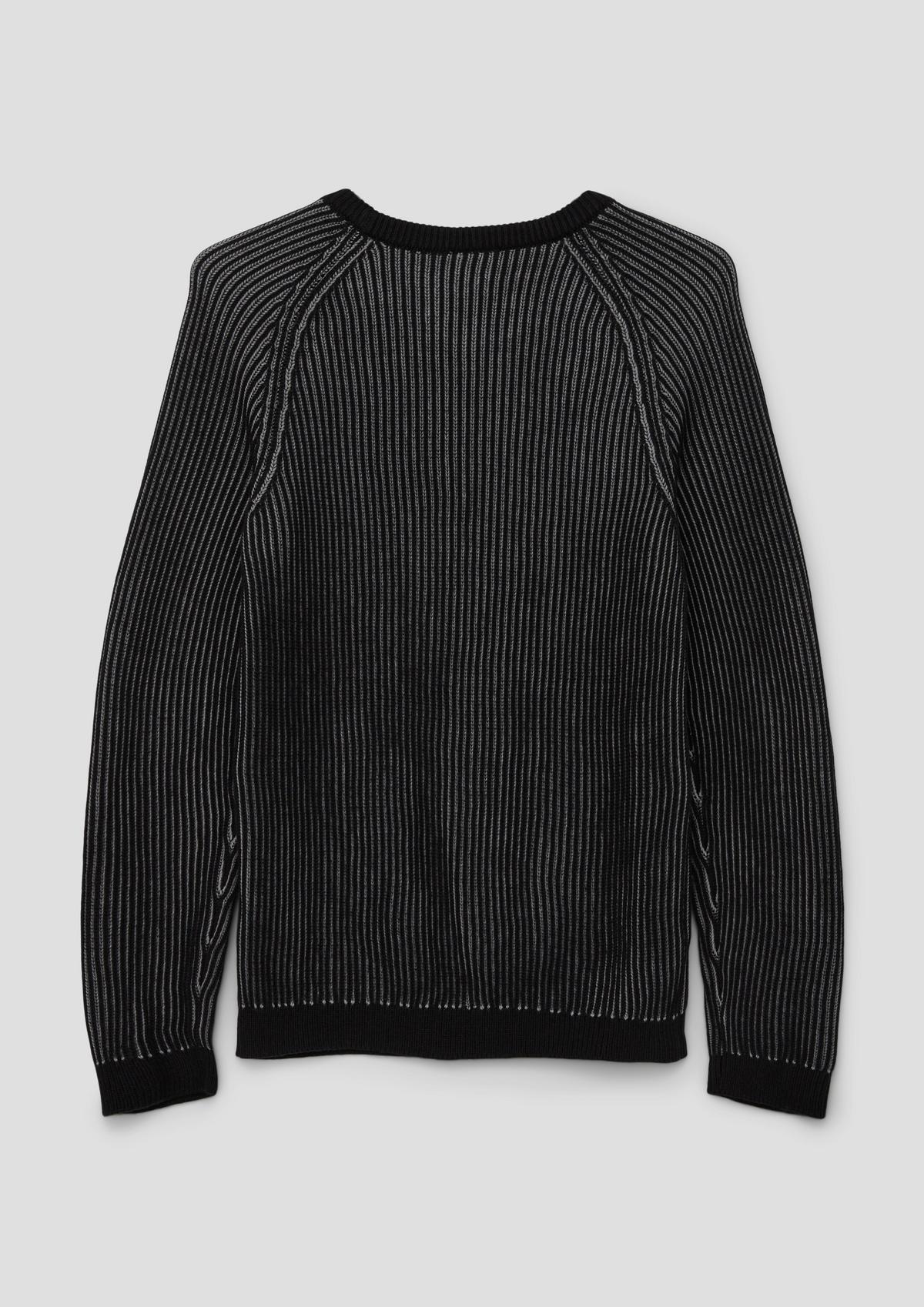 s.Oliver Two-tone knitted jumper