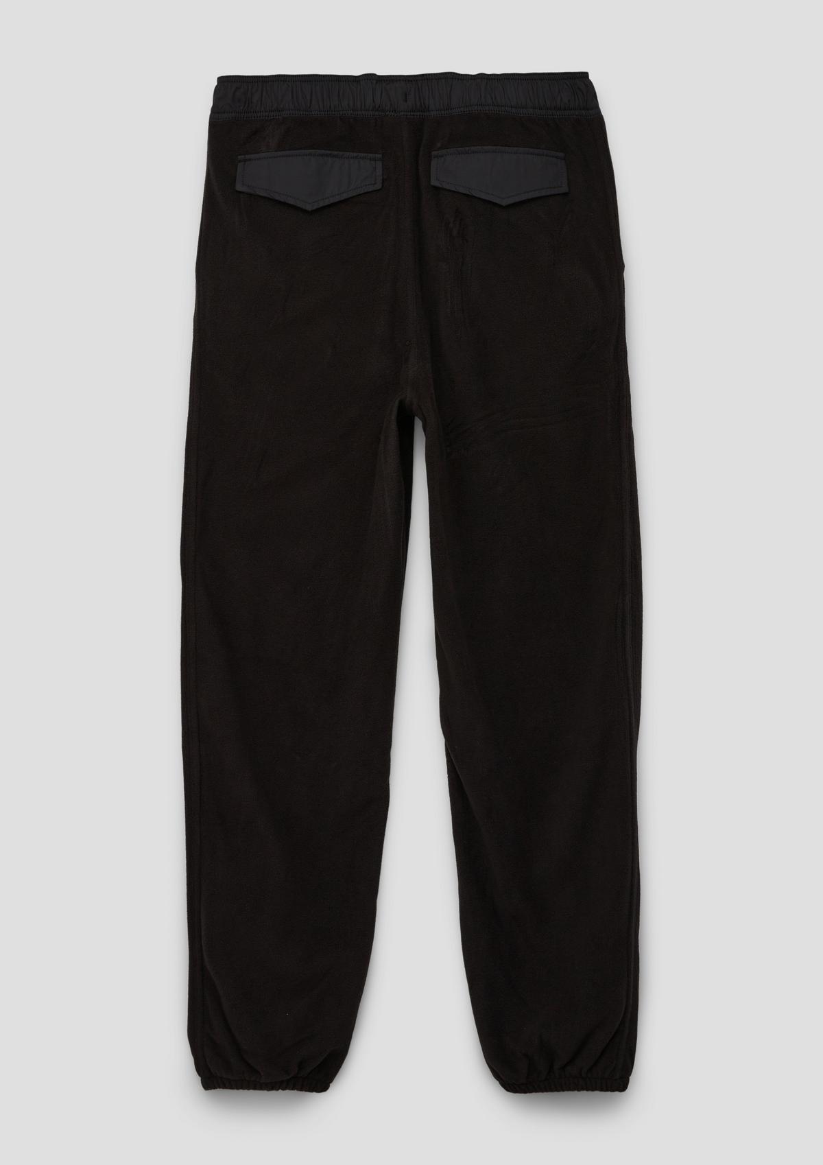 s.Oliver Regular fit: fleece trousers
