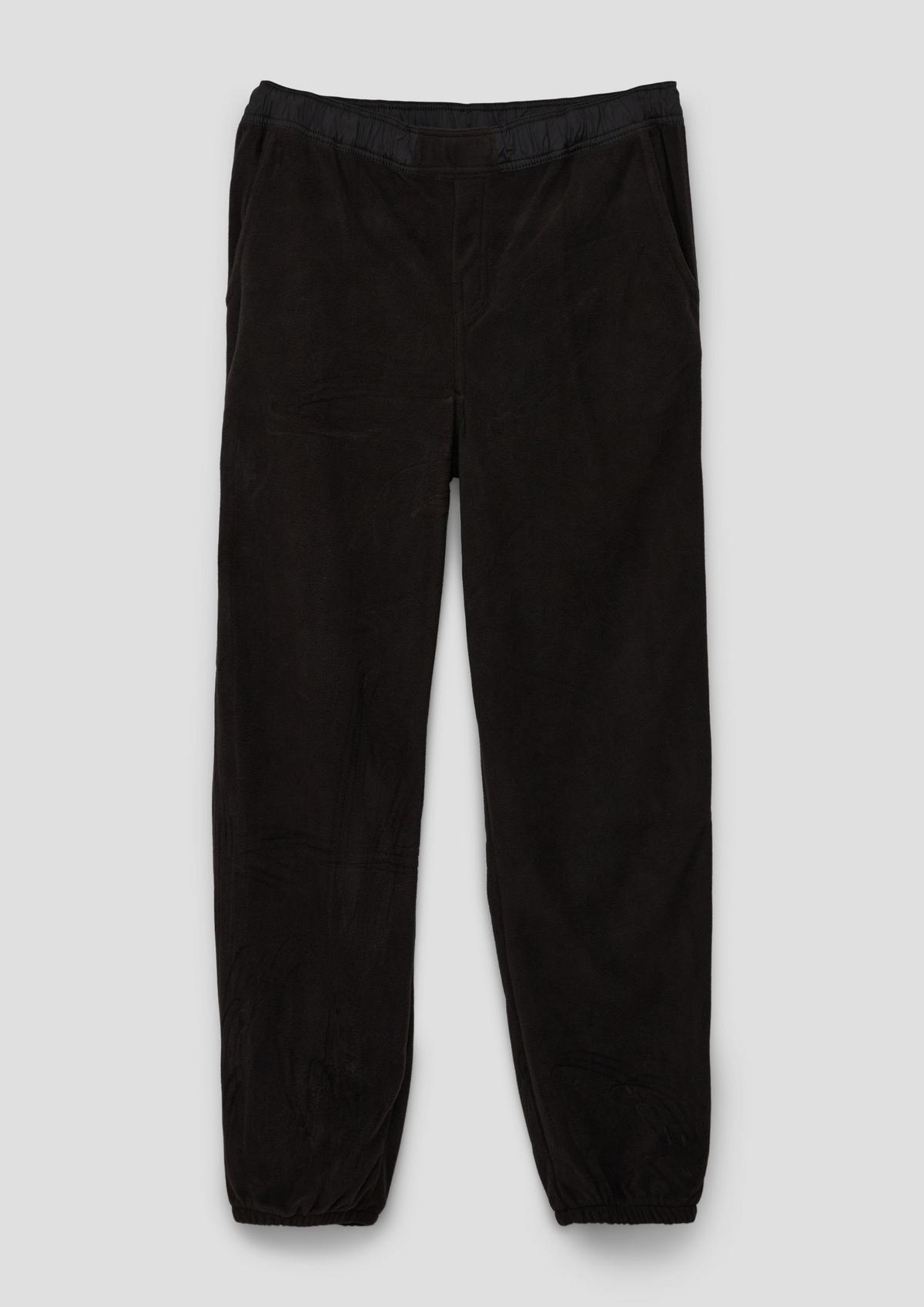 s.Oliver Regular fit: fleece trousers