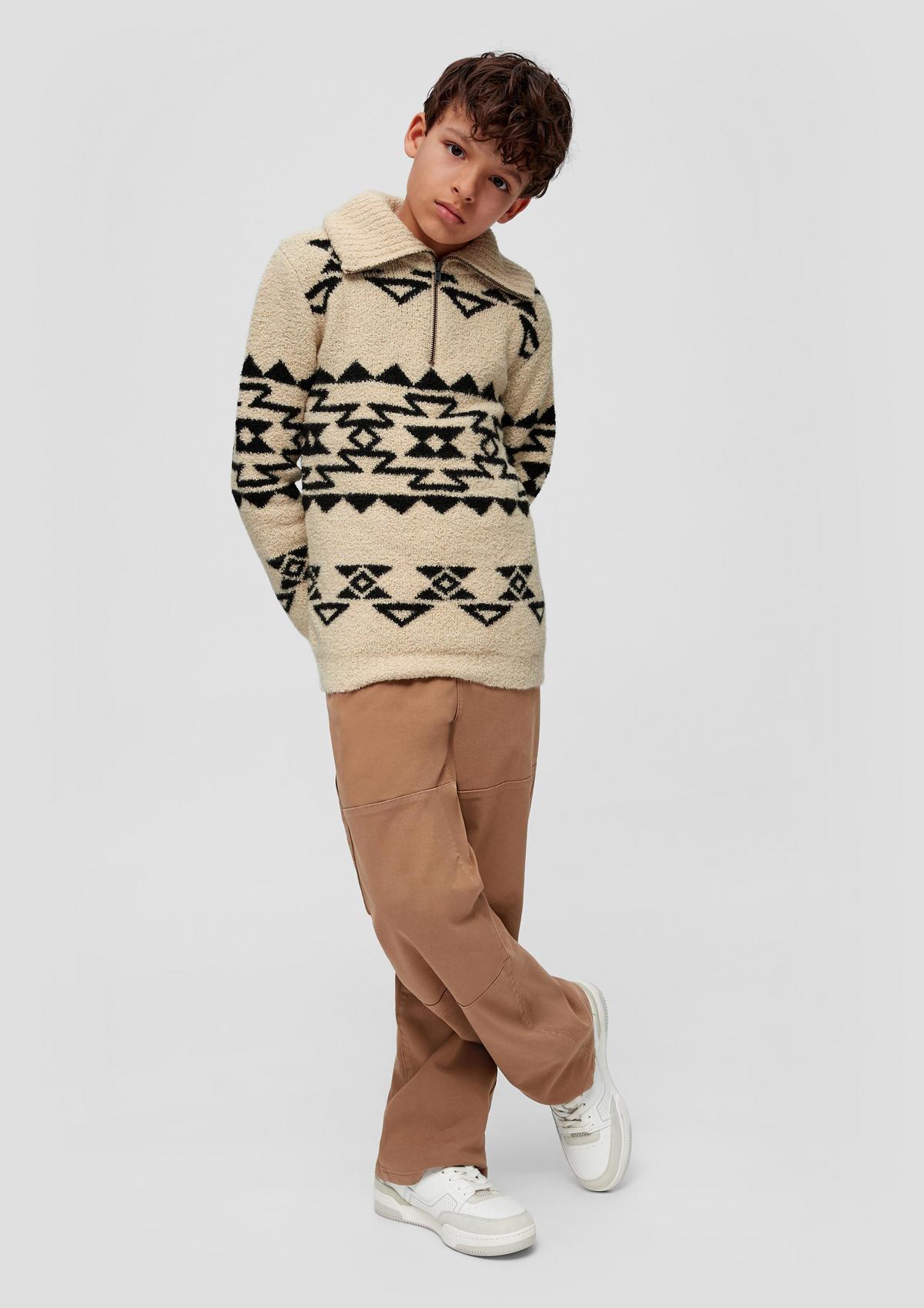 s.Oliver Pulover iz bukleja z ovratnikom puloverja