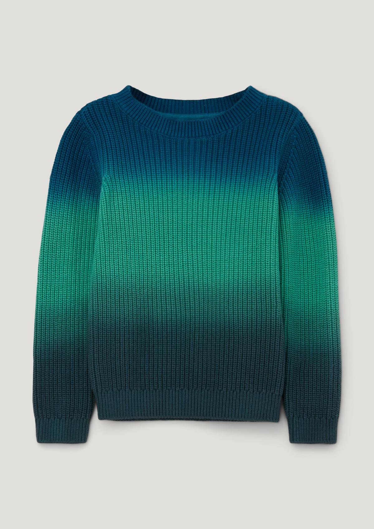 s.Oliver Knitted jumper with colour graduation