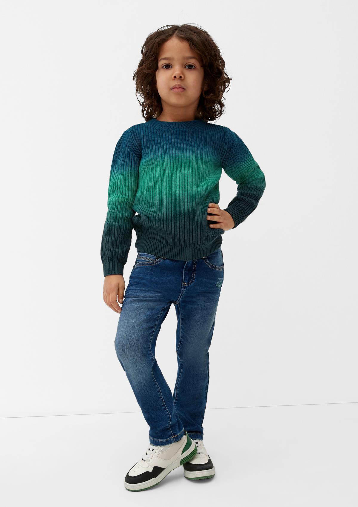s.Oliver Knitted jumper with colour graduation