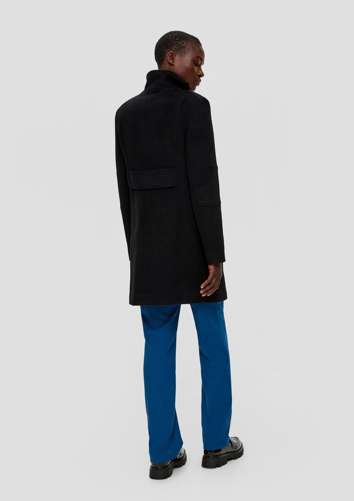 Wool blend coat - black | s.Oliver