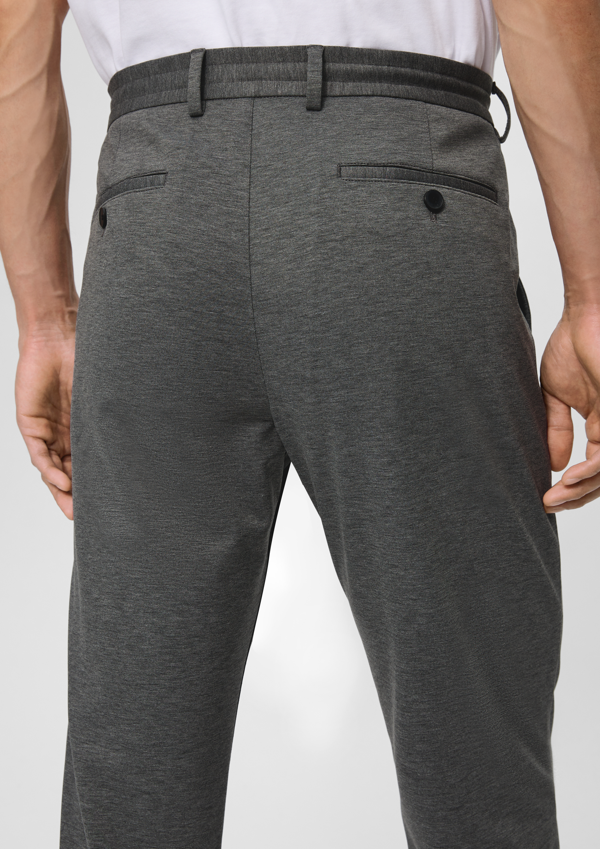 Heren Broek in grijs van s.Oliver BLACK LABEL