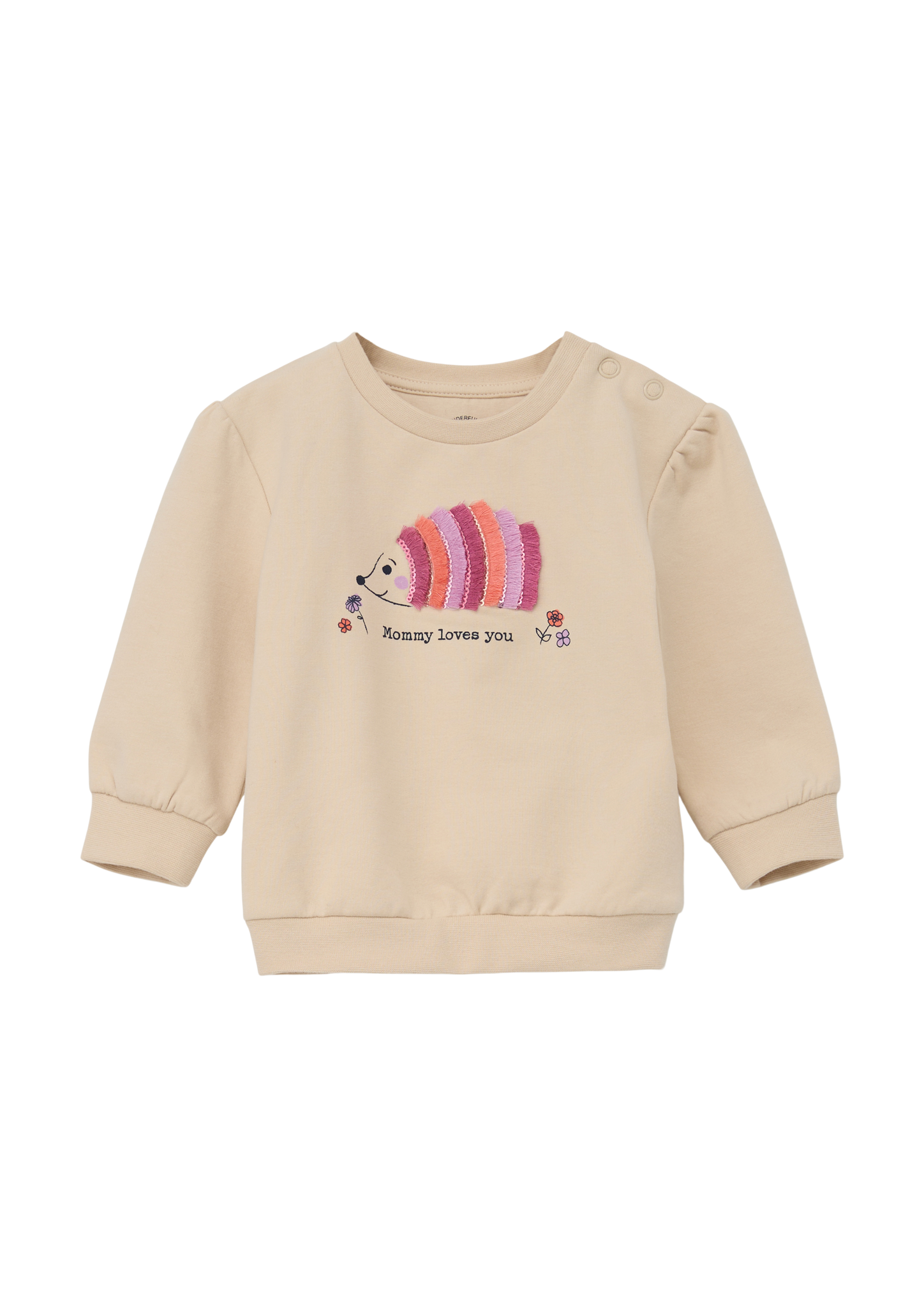 s.Oliver - Sweater mit Frontprint, Babys, Beige