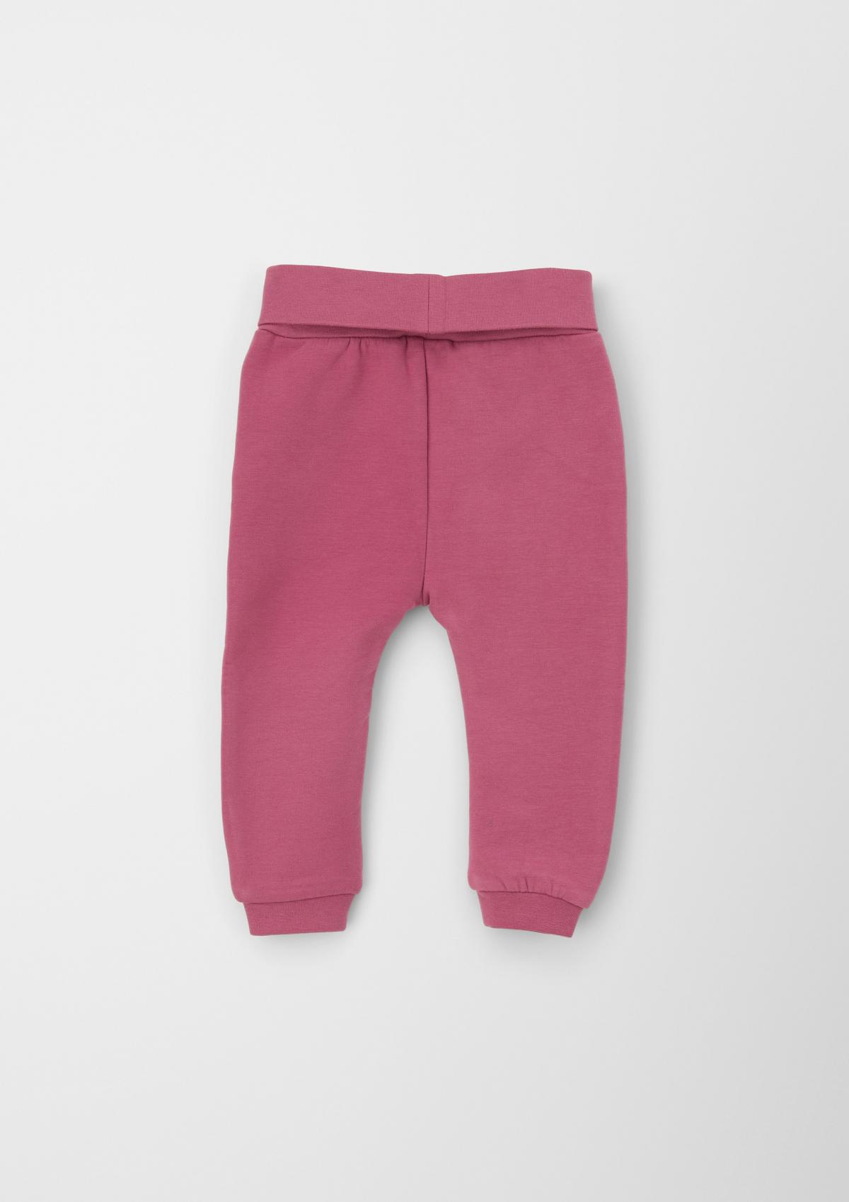s.Oliver Tracksuit bottoms in sweatshirt fabric