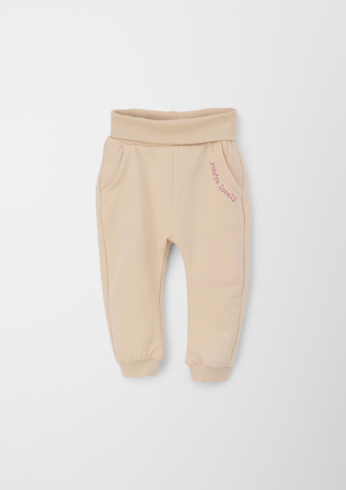 s.Oliver Tracksuit bottoms in sweatshirt fabric