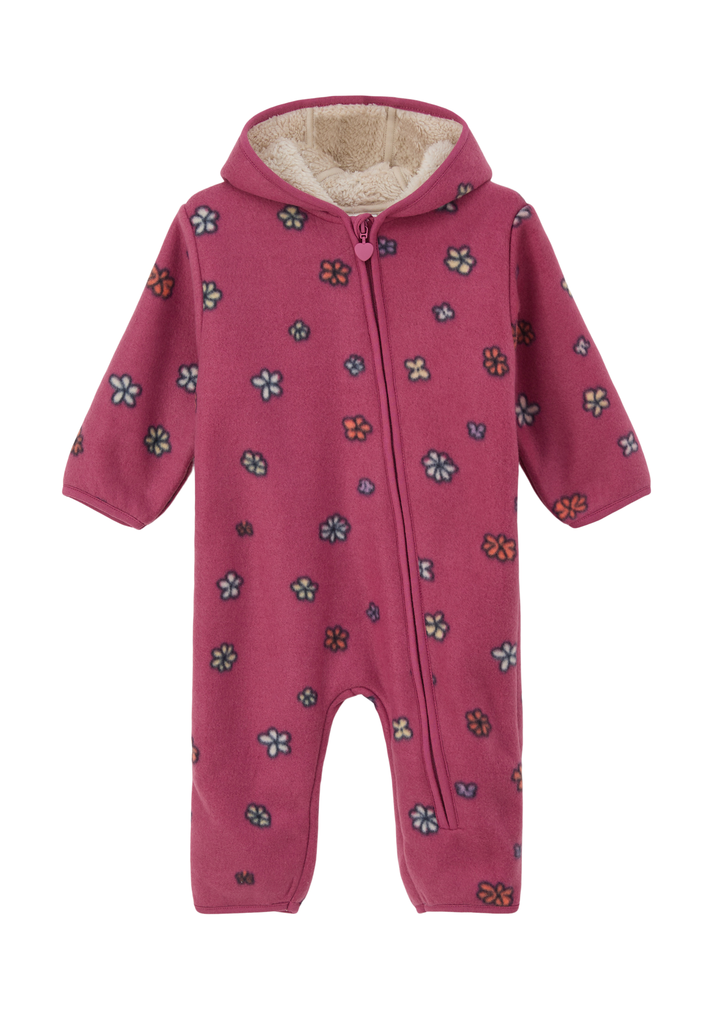 s.Oliver - Fleece-Overall mit Teddyfutter, Babys, mehrfarbig|pink