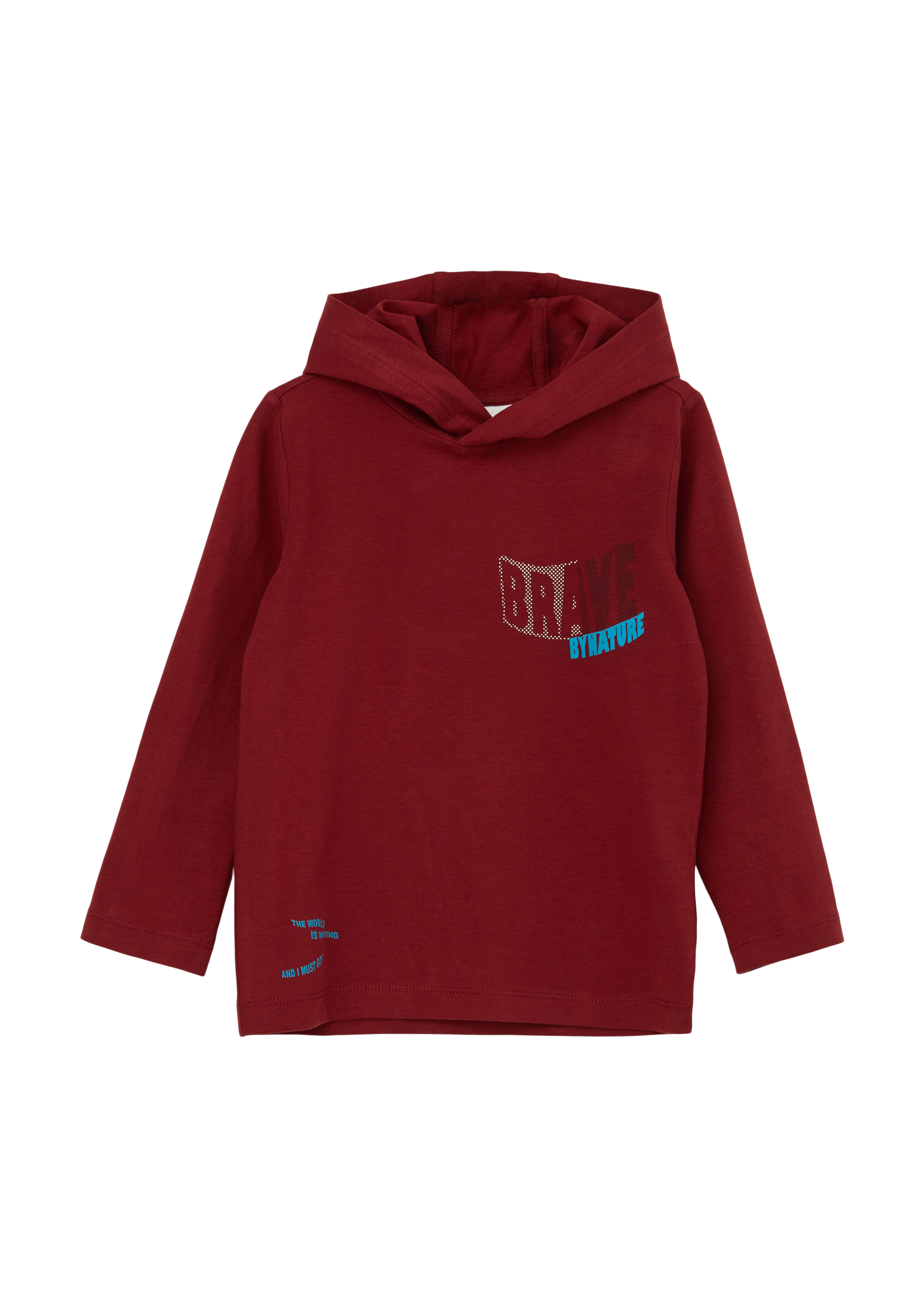 s.Oliver - Longsleeve mit Kapuze, Kinder, rot