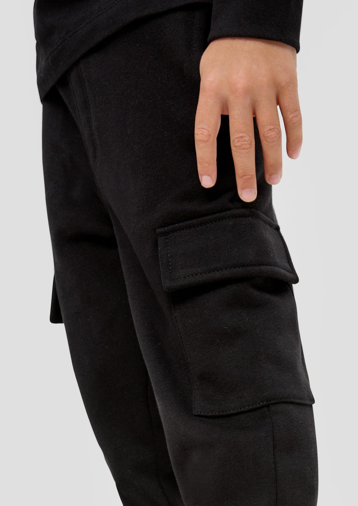 s.Oliver Loose: teplákové kalhoty s cargo kapsami