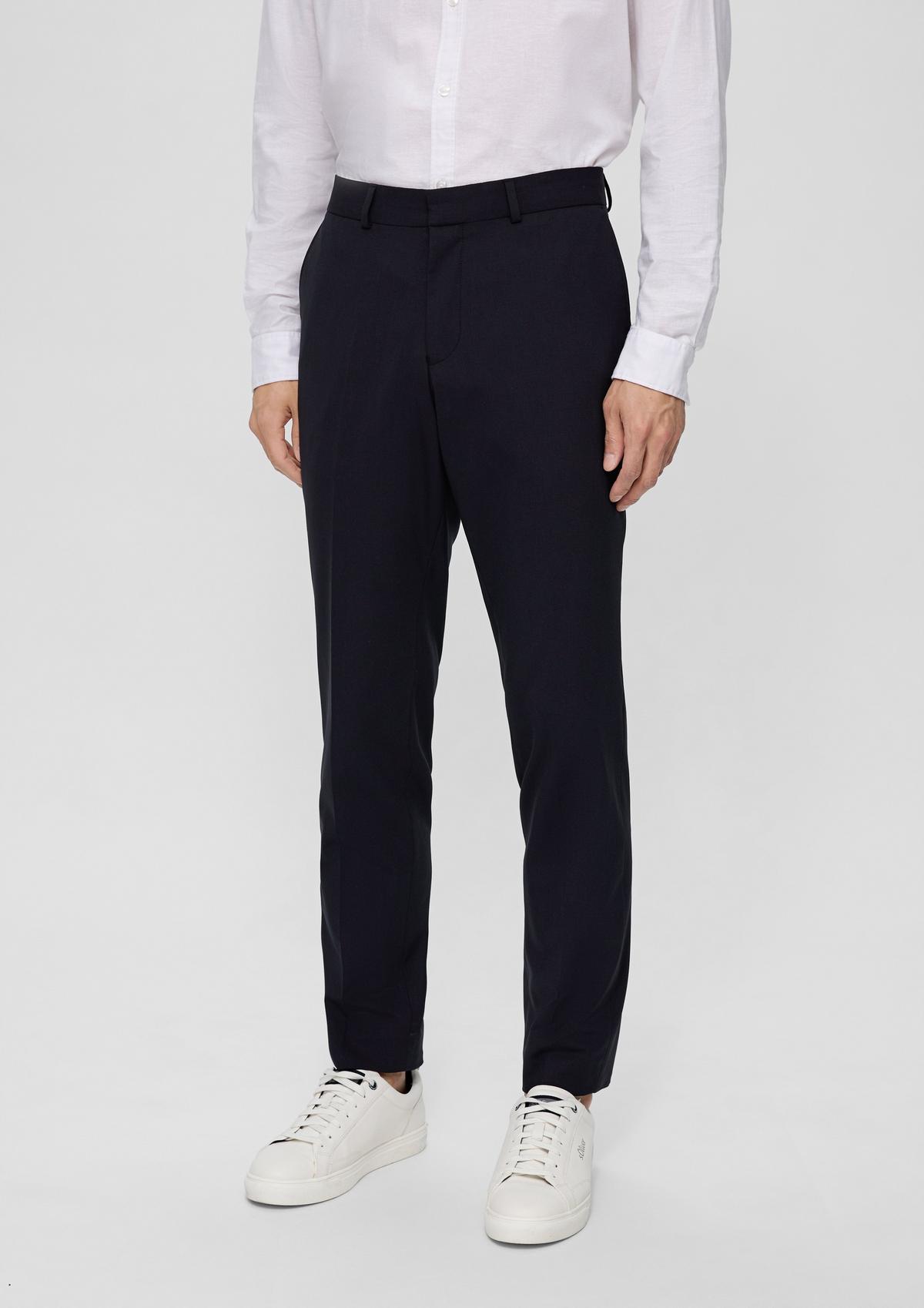 s.Oliver Slim fit: trousers with pressed pleats