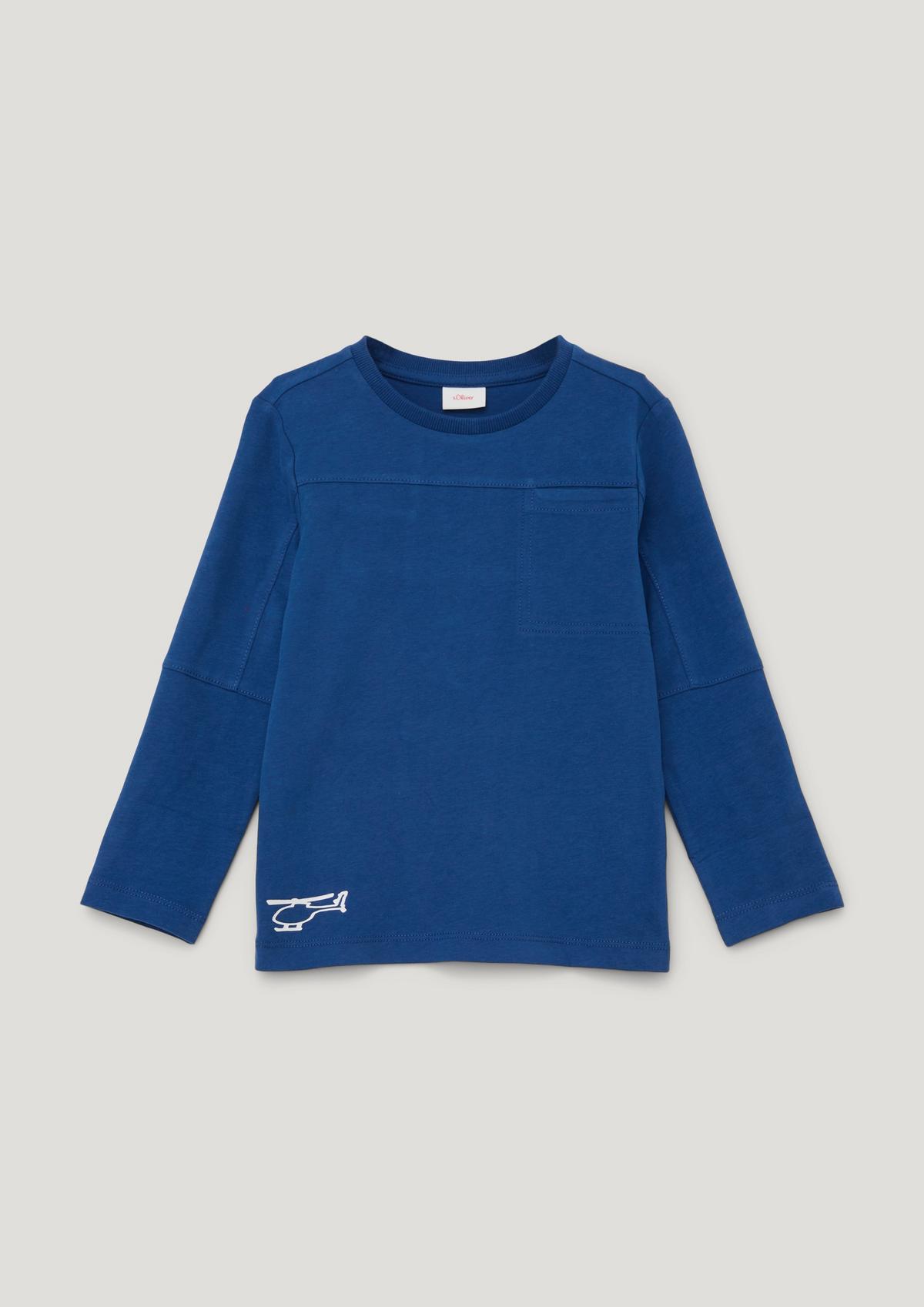 s.Oliver Long sleeve top with decorative stitching