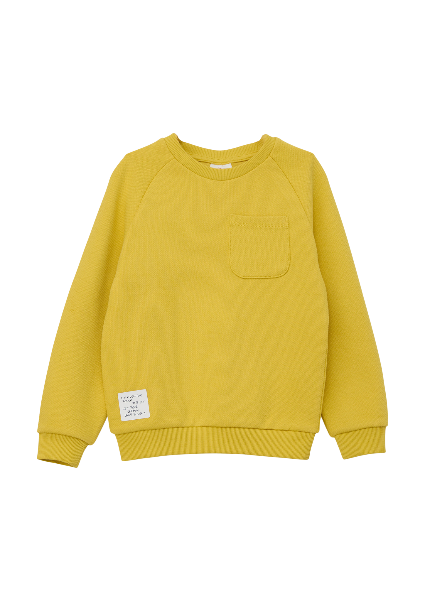 s.Oliver - Sweatshirt mit Print-Detail, Kinder, gelb