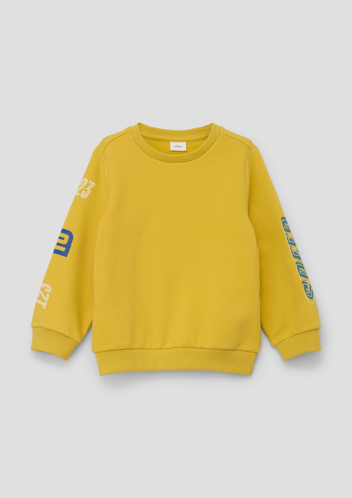gelb Sweatshirt - Baumwollmix aus