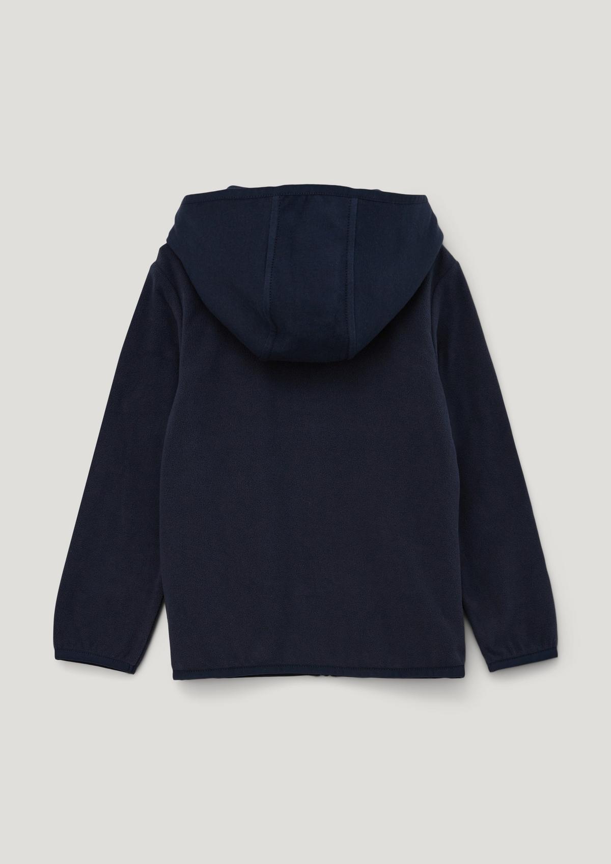 s.Oliver Sweatshirt jacket with a breast pocket