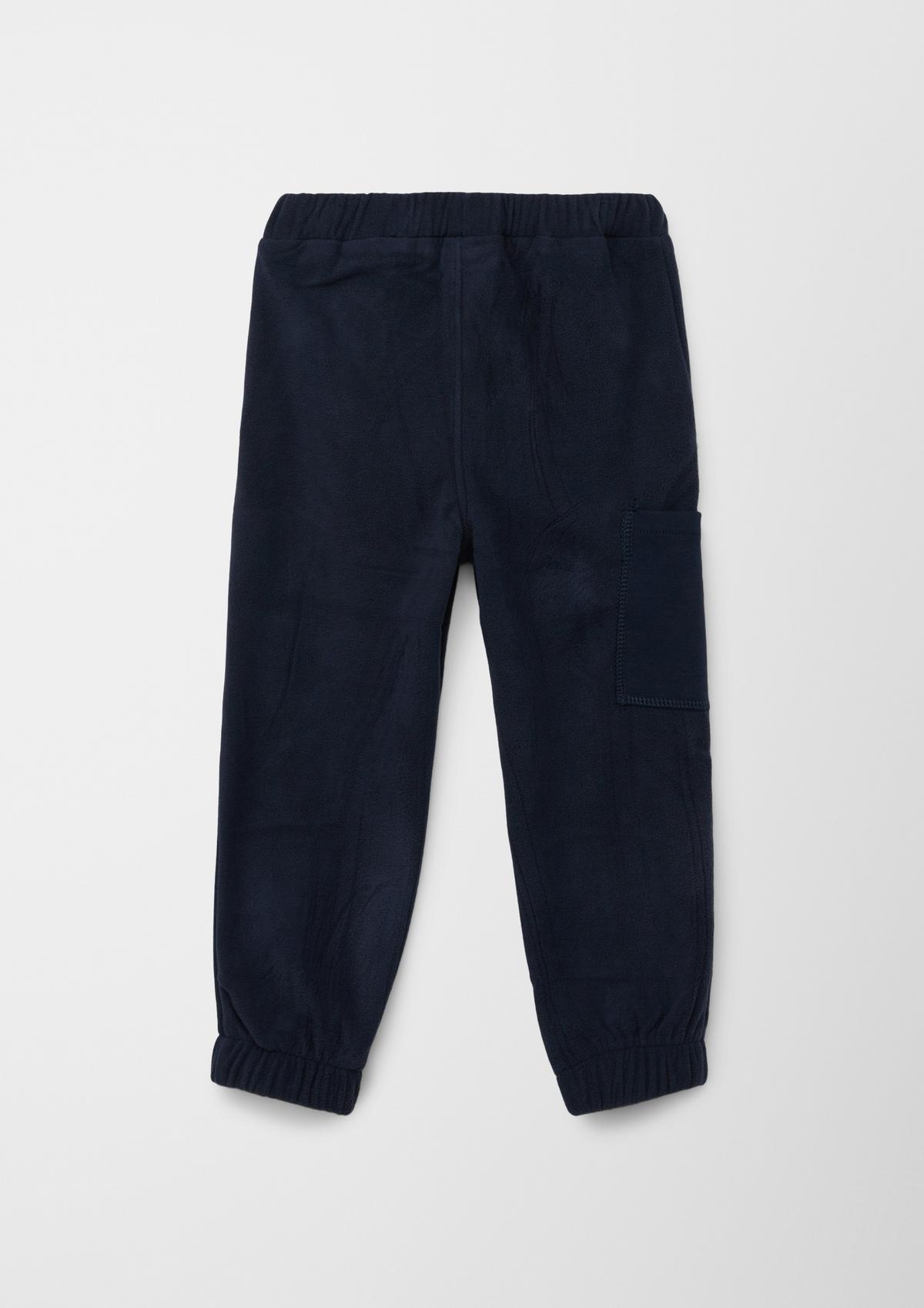 s.Oliver Relaxed fit: fleece tracksuit bottoms
