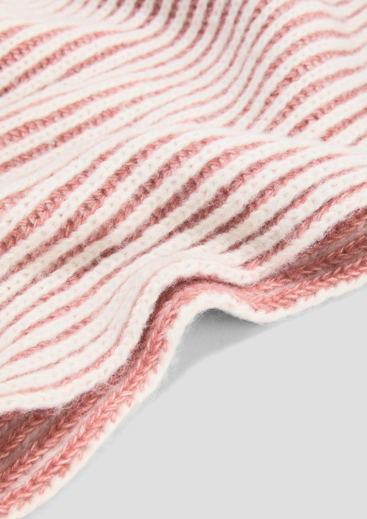 s.Oliver Loop-Schal aus Baumwollmix mit Wolle