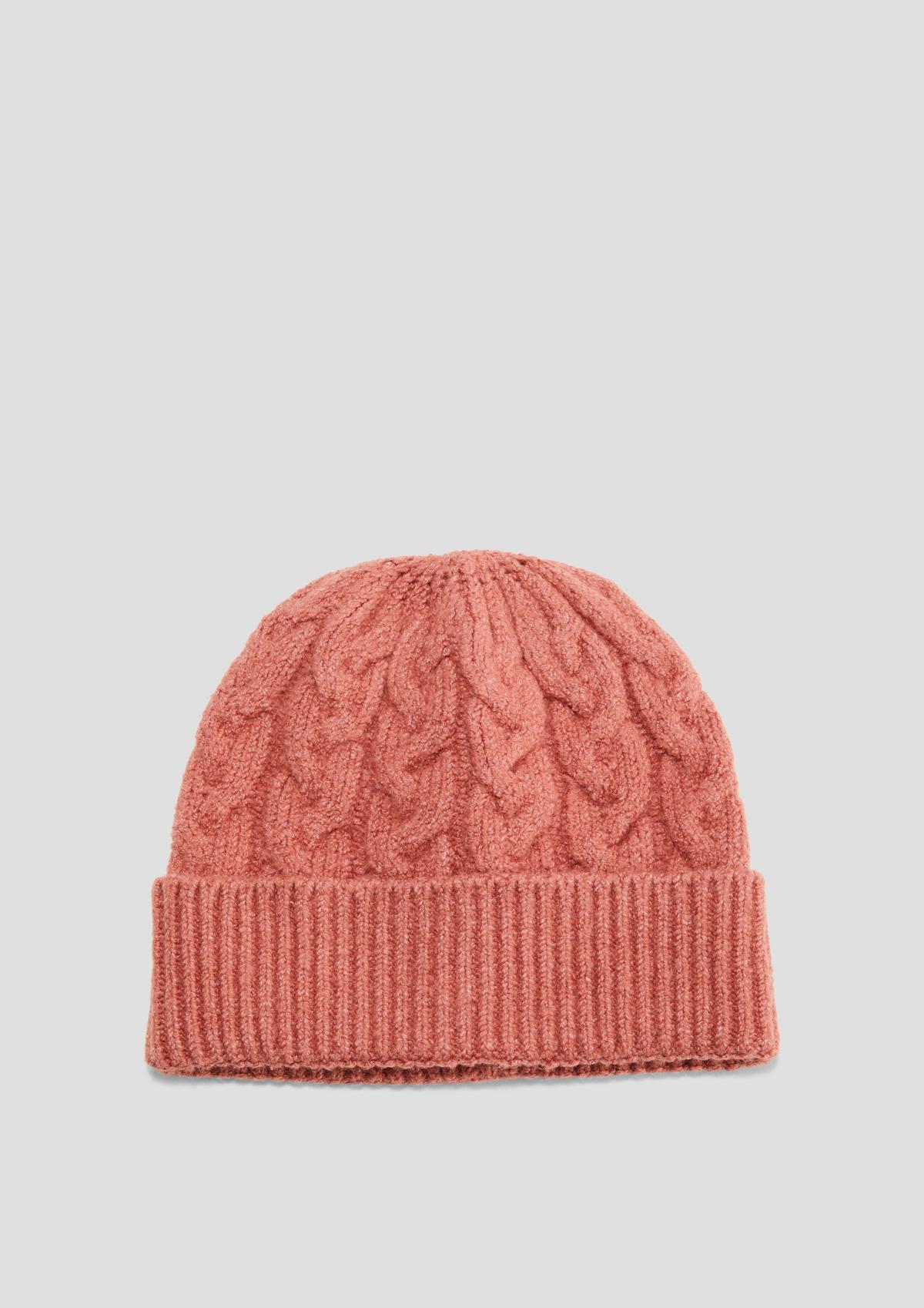 Cotton blend knitted hat