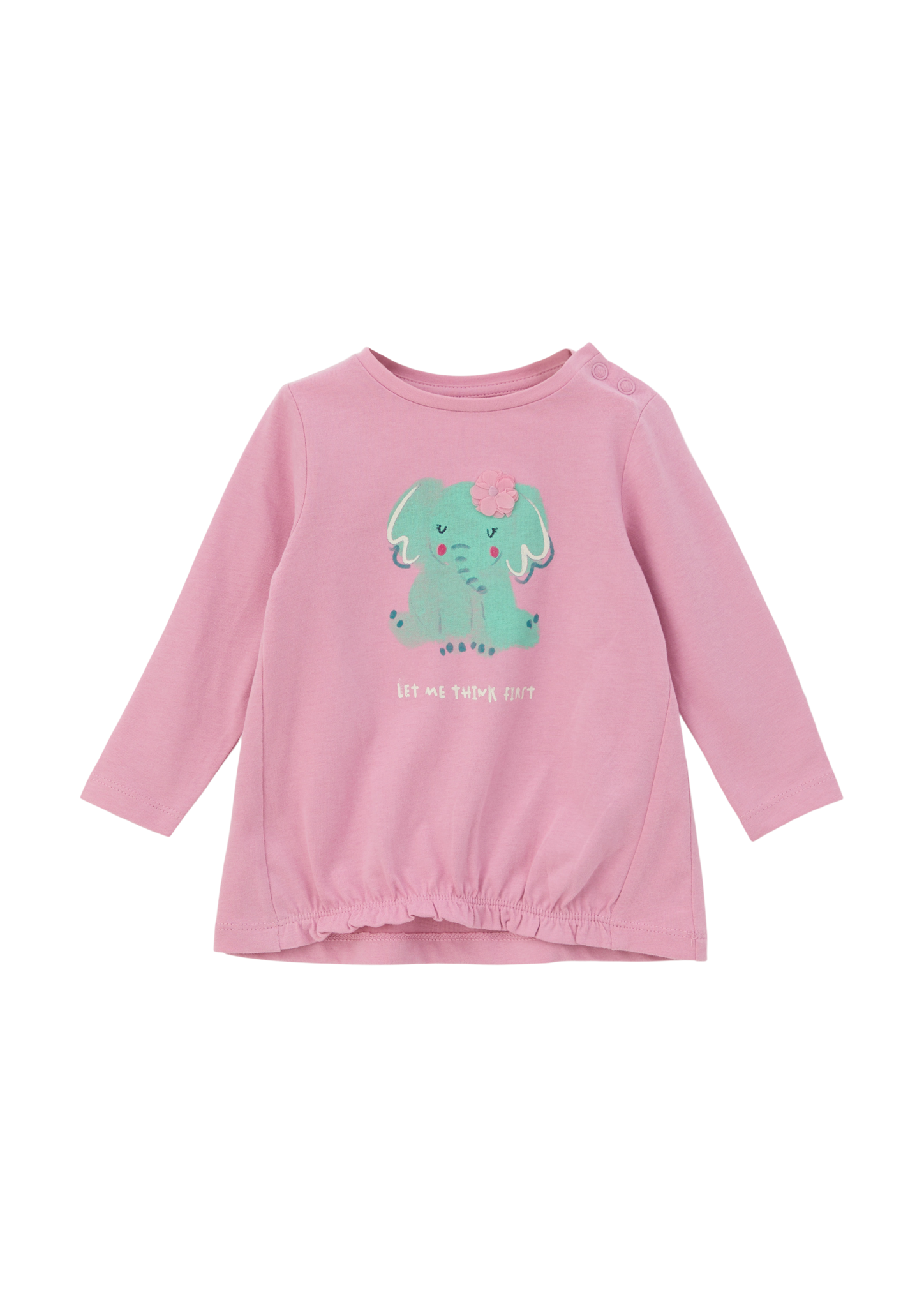 s.Oliver - Longsleeve mit Artwork, Babys, Rosa